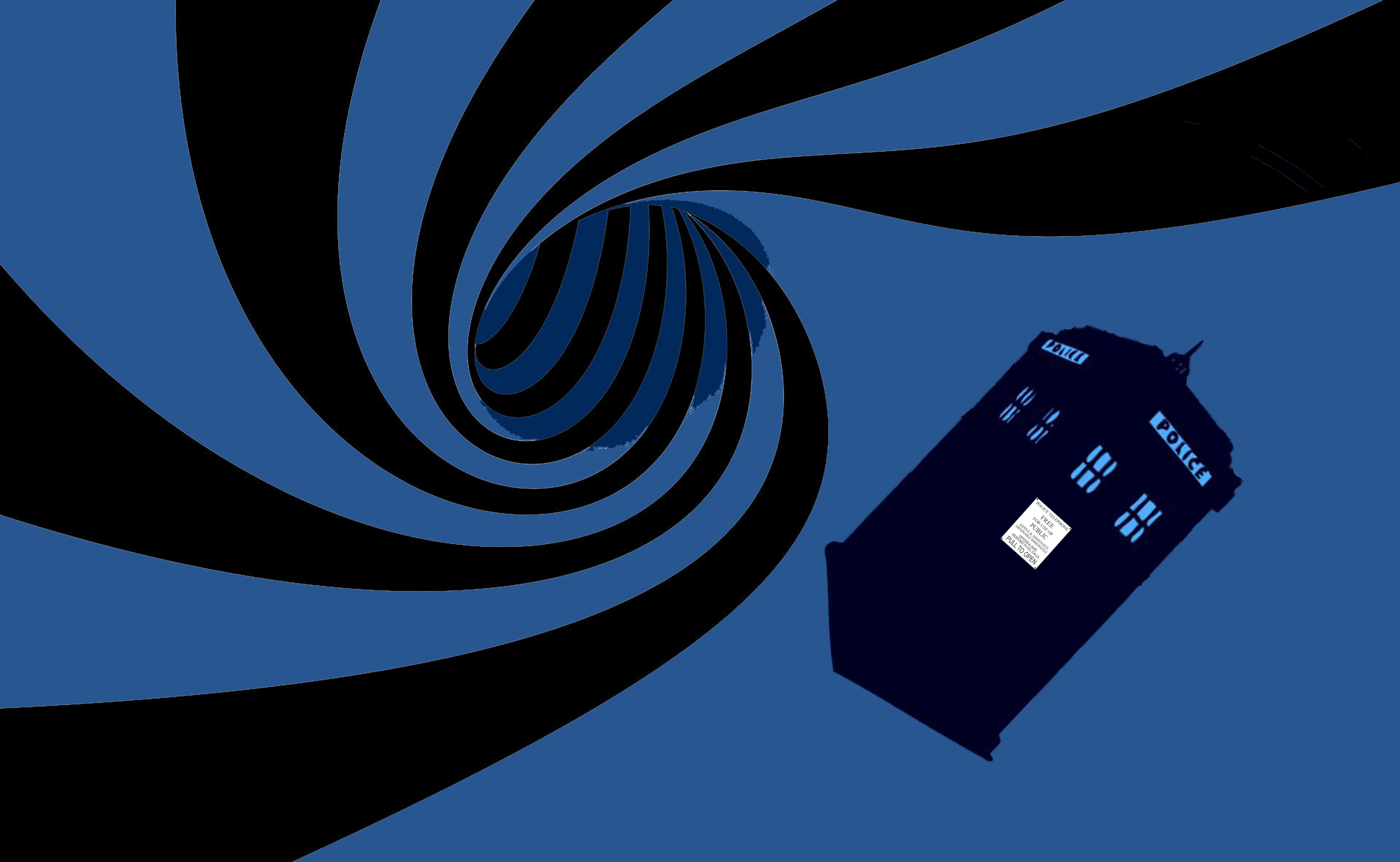 5360x3300 TARDIS wallpaper I made a while back, Desktop