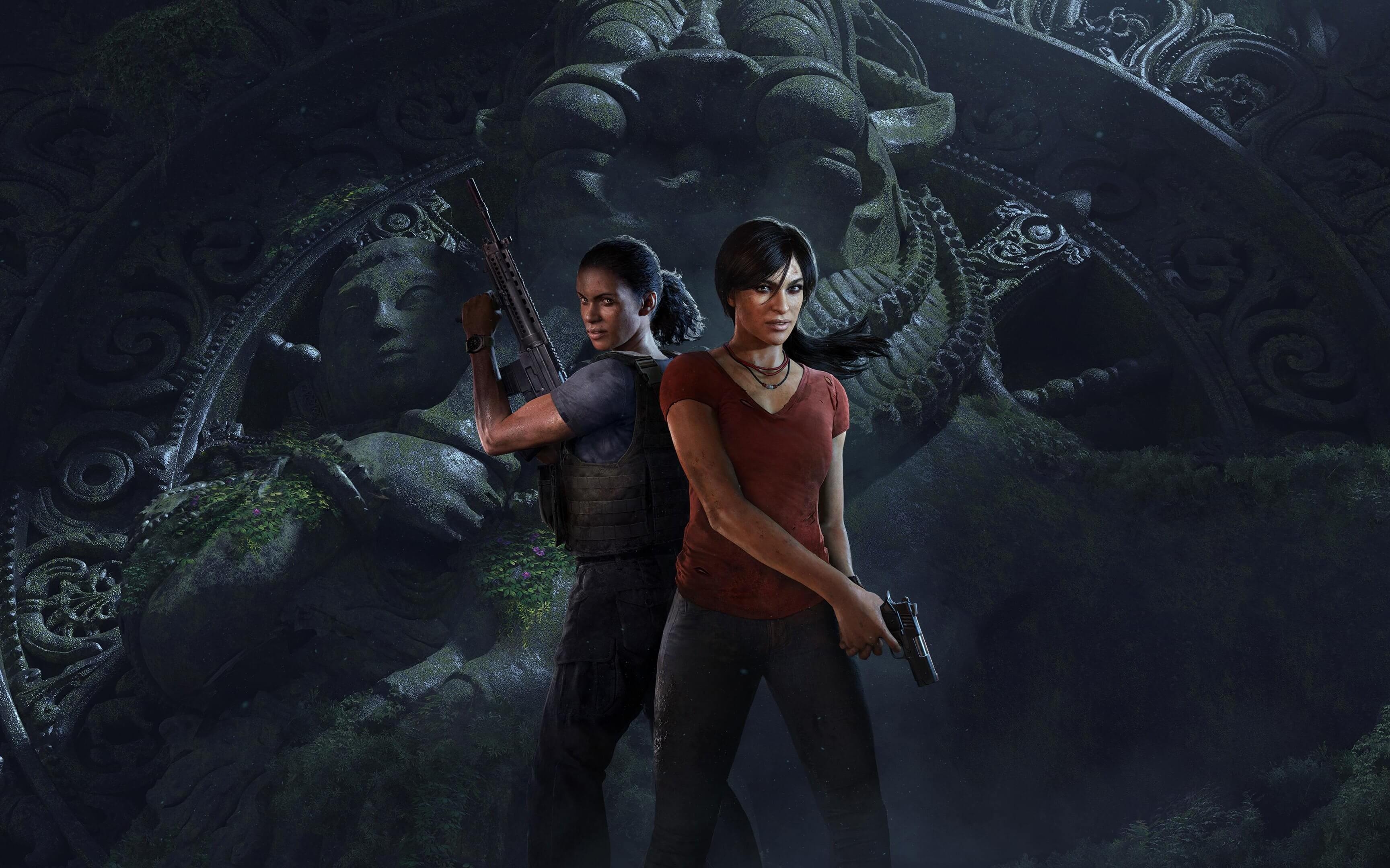 3460x2160 Nadine Ross Chloe Frazer Uncharted The Lost Legacy 4K Wallpaper • GamePhD, Desktop