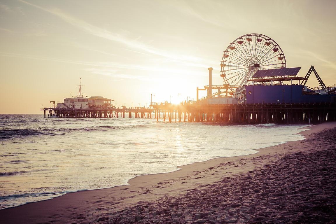 1160x770 Santa Monica Pier Wallpaper, Desktop