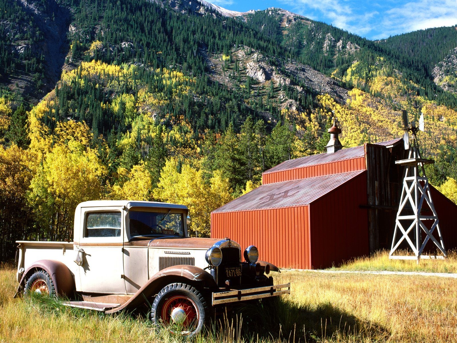 1600x1200 Truck Near Twin Lakes, Colorado. International pickup truck, Trucks, California wallpaper, Desktop