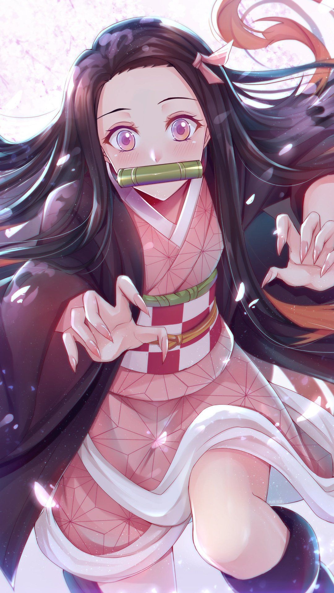 1080x1920 Nezuko Kamado  cute anime wallpaper, Phone