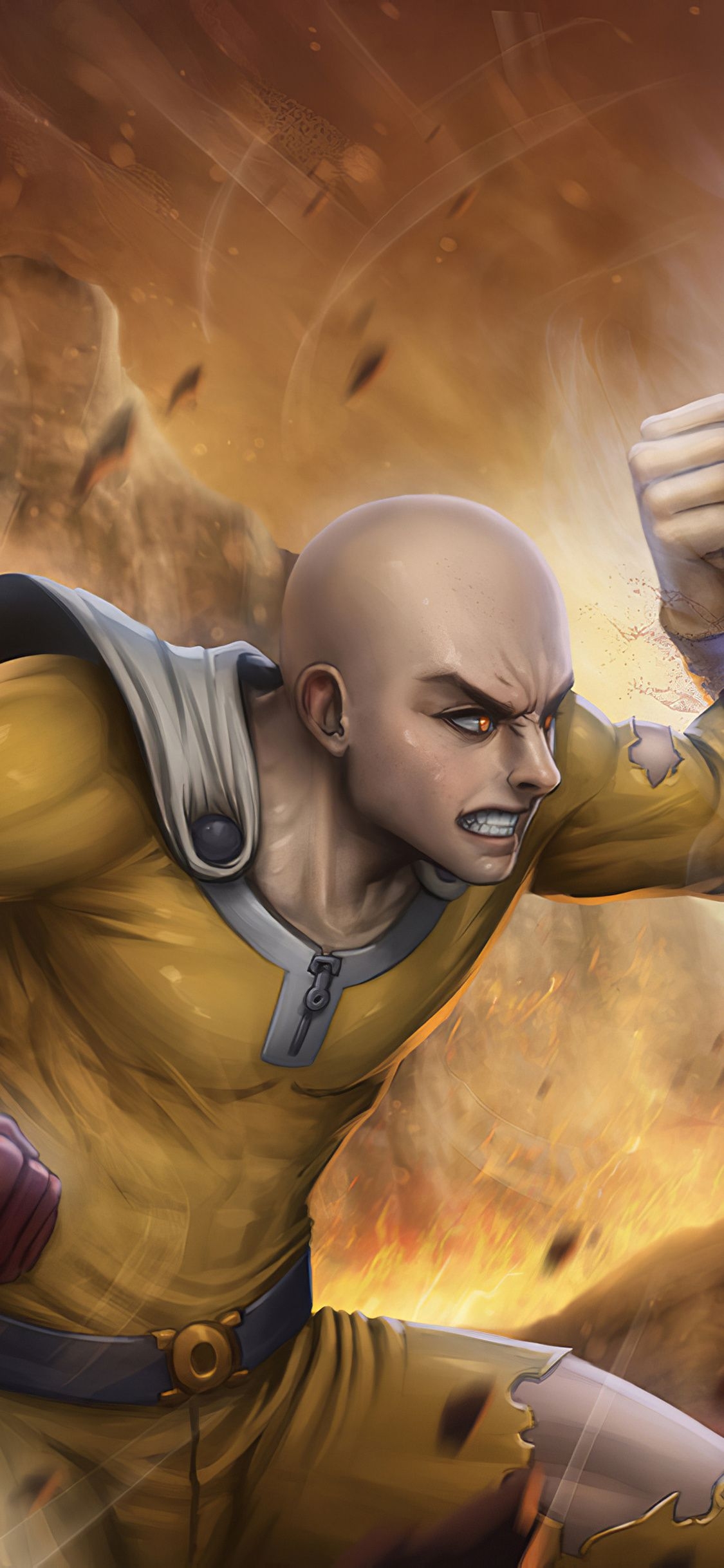 1130x2440 Saitama Vs Goku 4k iPhone XS, iPhone iPhone X HD 4k, Phone