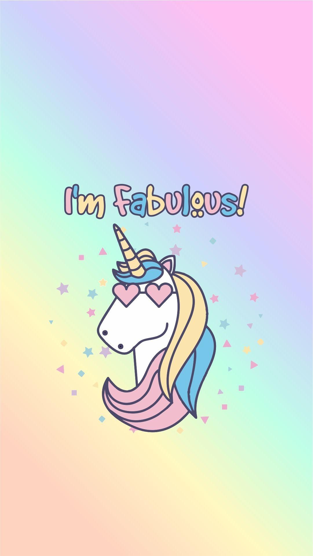 1090x1930 Unicorn Background, Phone