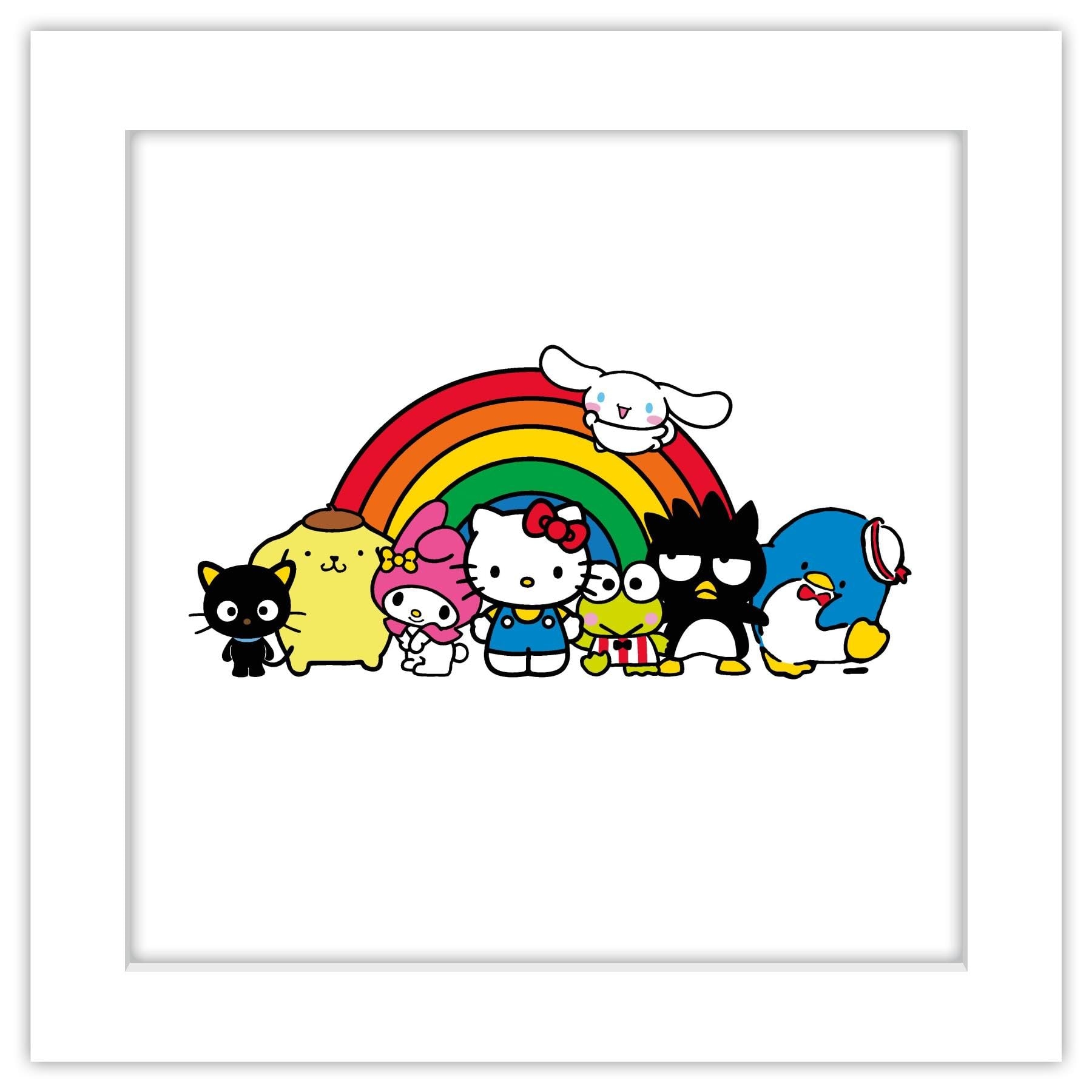 1800x1800 Group Rainbow Wall Art Wall Poster, Phone