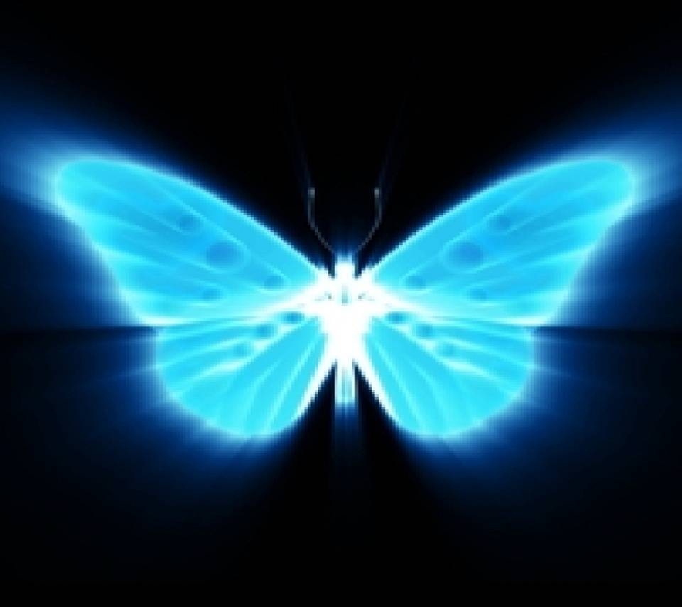 960x860 Neon Green Butterflies Wallpaper, Desktop