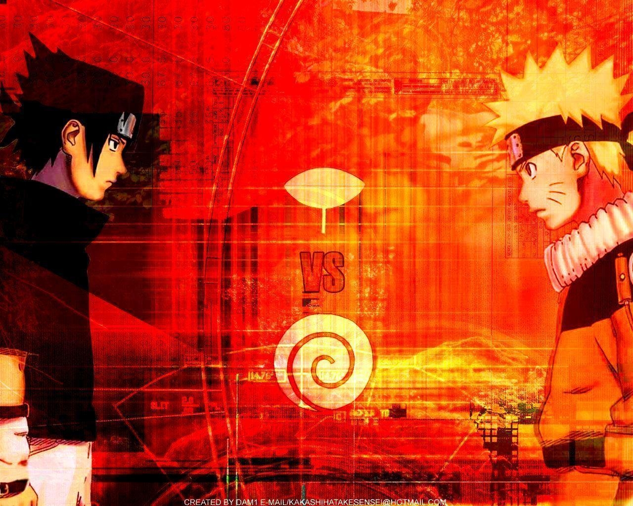 1280x1030 Naruto VS Sasuke vs. Sasuke Wallpaper, Desktop