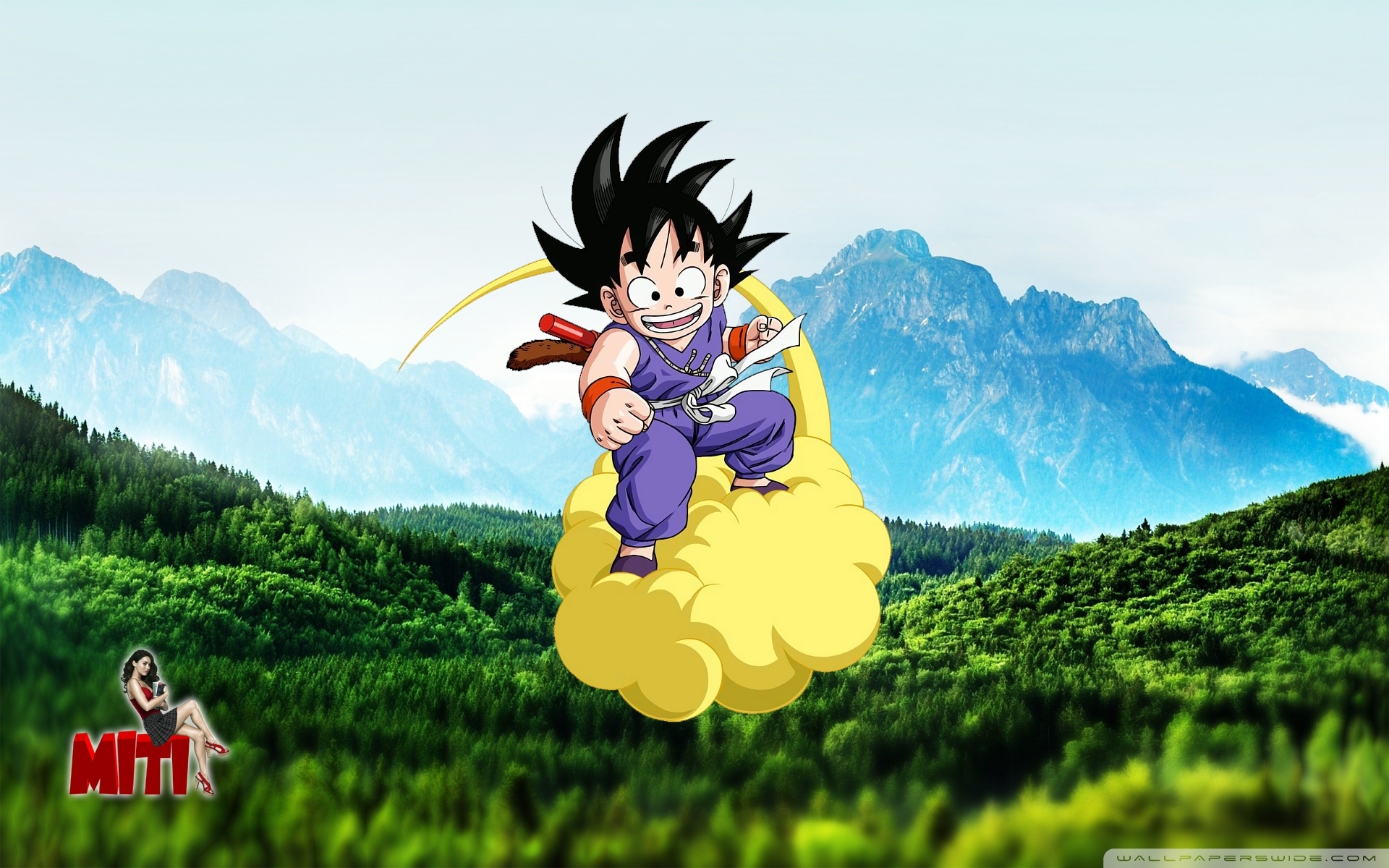 1920x1200 Goku Nimbus By Miti Ultra HD Desktop Background Wallpaper for 4K UHD TV, Tablet, Desktop