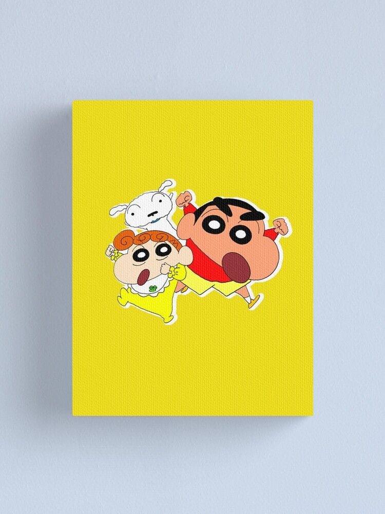 750x1000 Shin Chan And Himawari Nohara Canvas Print, Phone