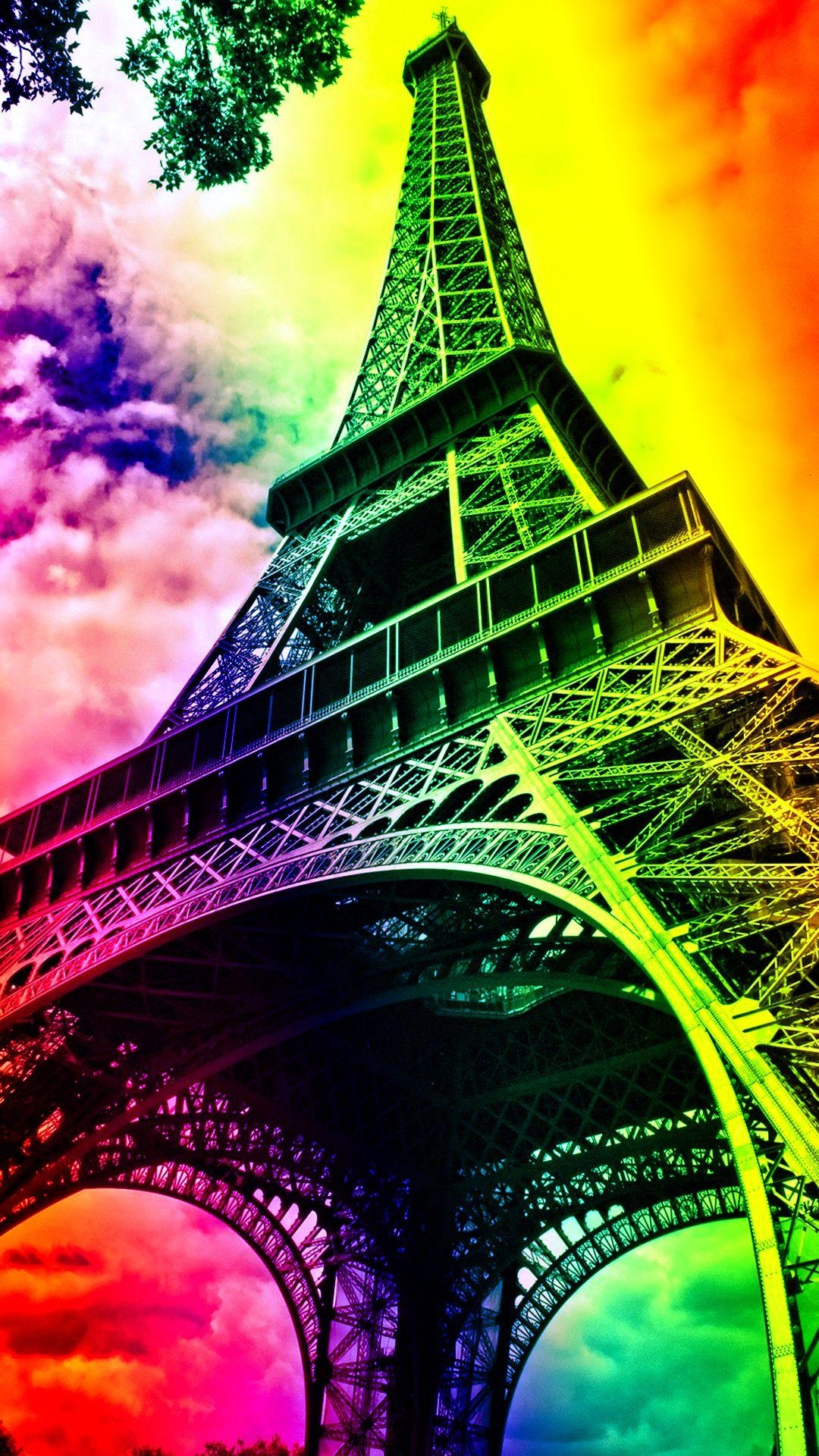 1080x1920 Eiffel Tower HD Wallpaper For Your Huawei Honor 8 Smartphone, Phone