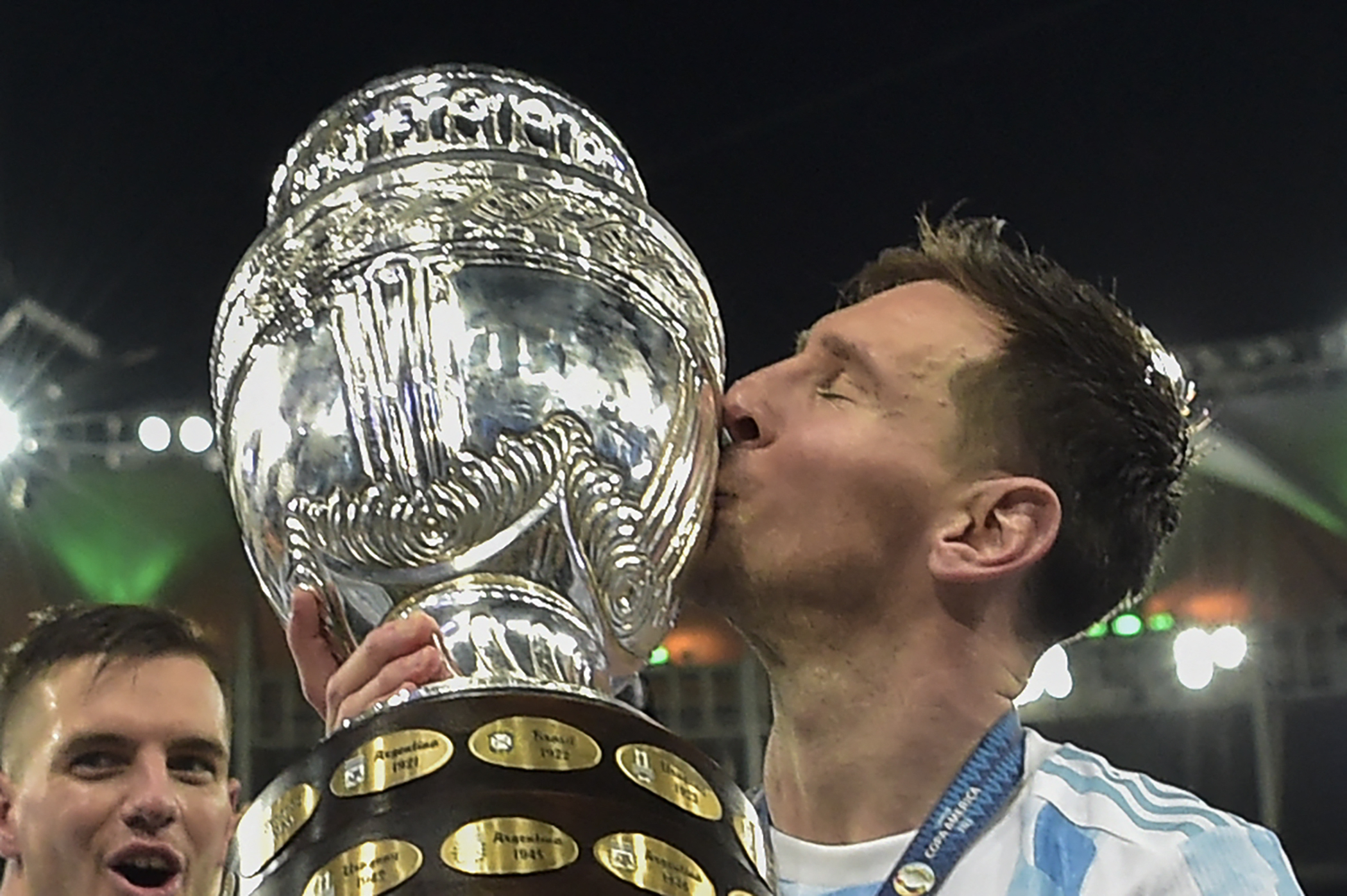 2100x1400 In pics: Lionel Messi celebrates Argentina's Copa America win, Desktop