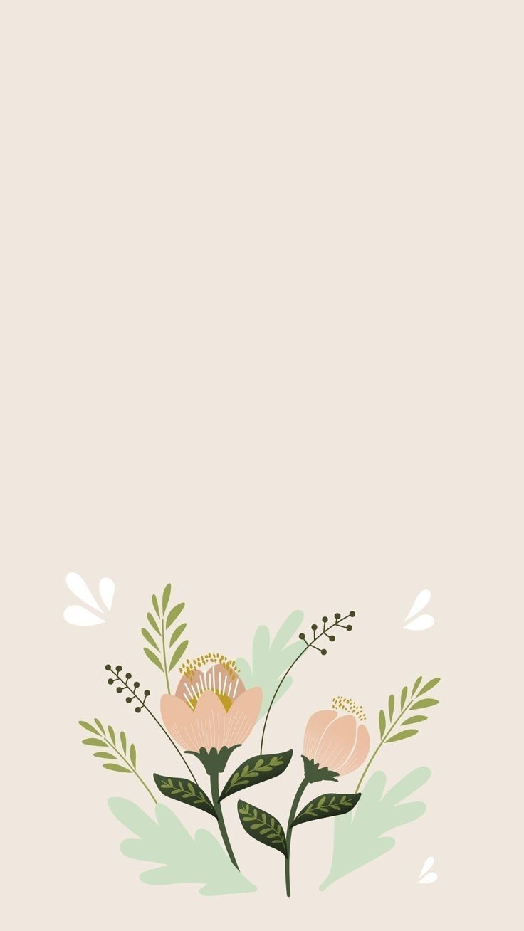 740x1310 Minimalist Flower Phone Wallpaper Free Minimalist Flower Phone Background, Phone