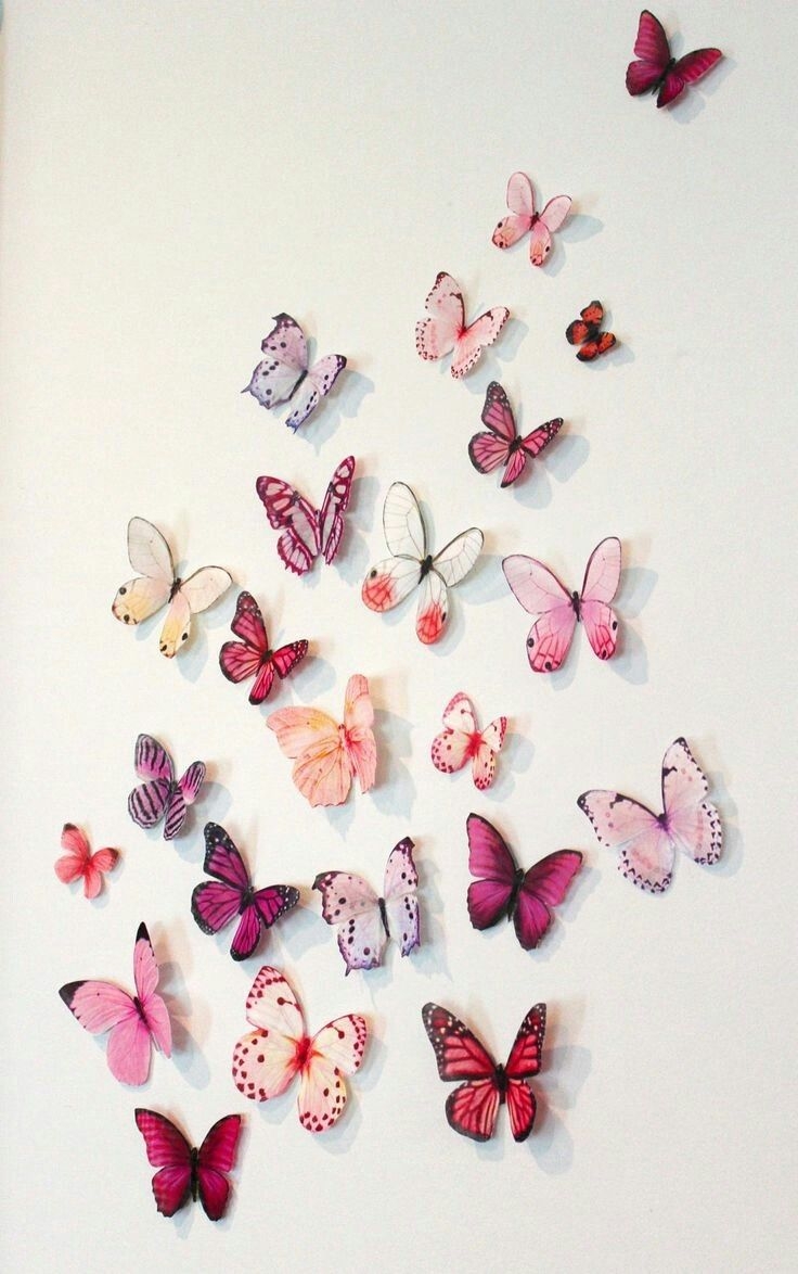 740x1180 animal, cute, purple butterfly and wallpaper, Phone