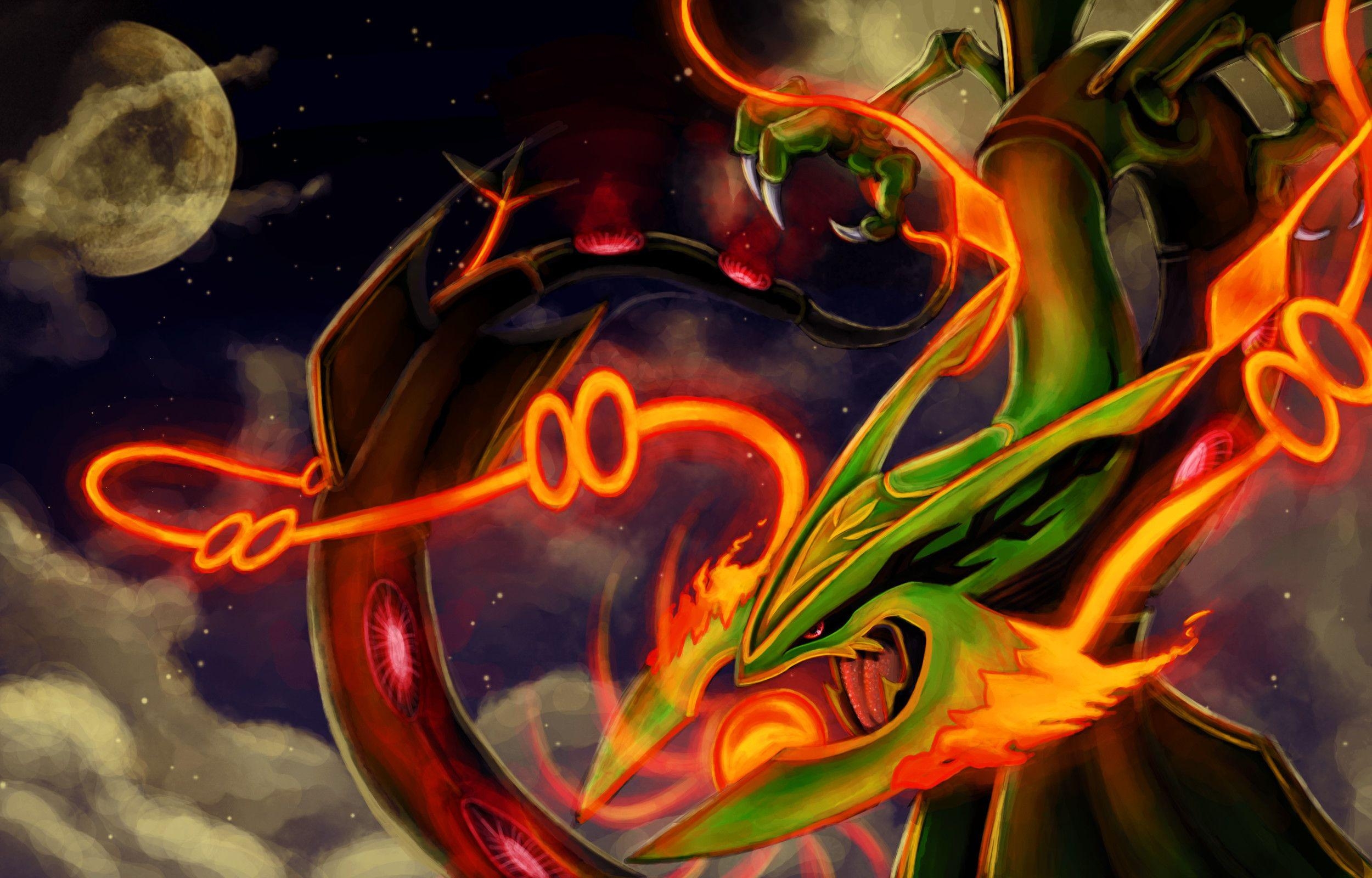 2500x1600 Mega Rayquaza HD Wallpaper, Desktop