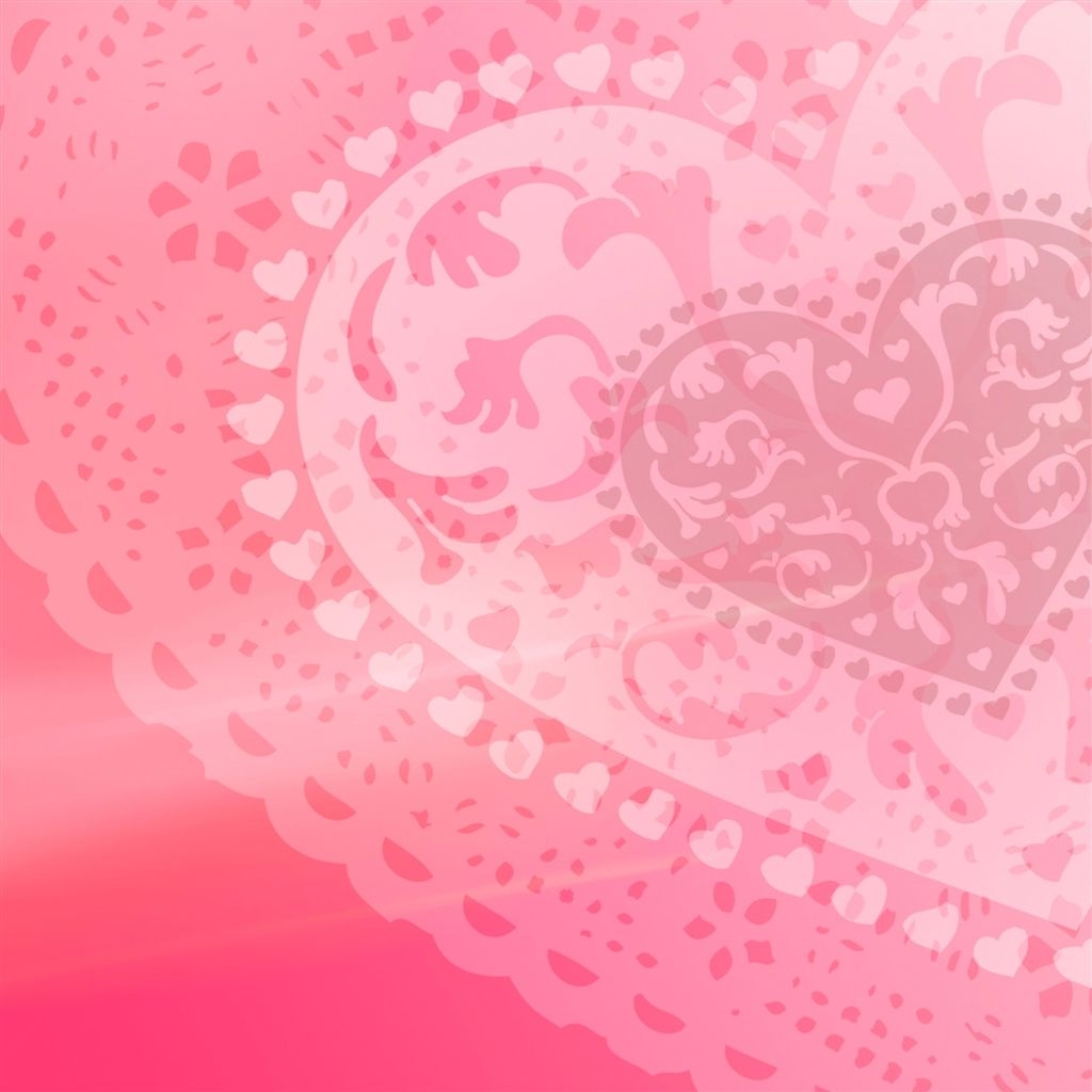 1030x1030 Pink Heart #iPad #Air #Wallpaper. To Download More Just Click It /ipad Air Wallp. Valentines Cards, Pink Valentines, Valentine Theme, Phone