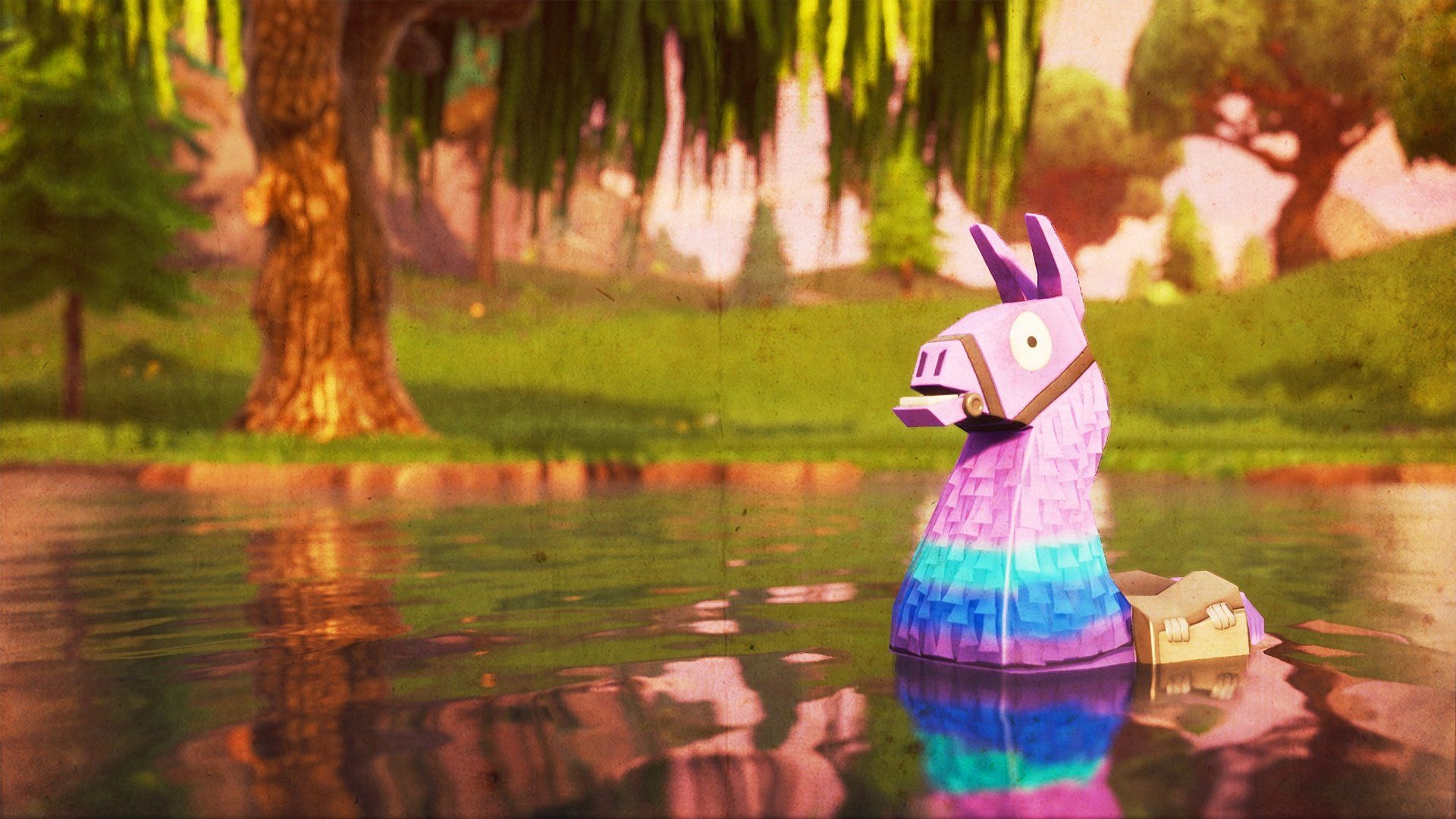 1920x1080 Fortnite battle royale Llama Wallpaper For DeskK, Desktop