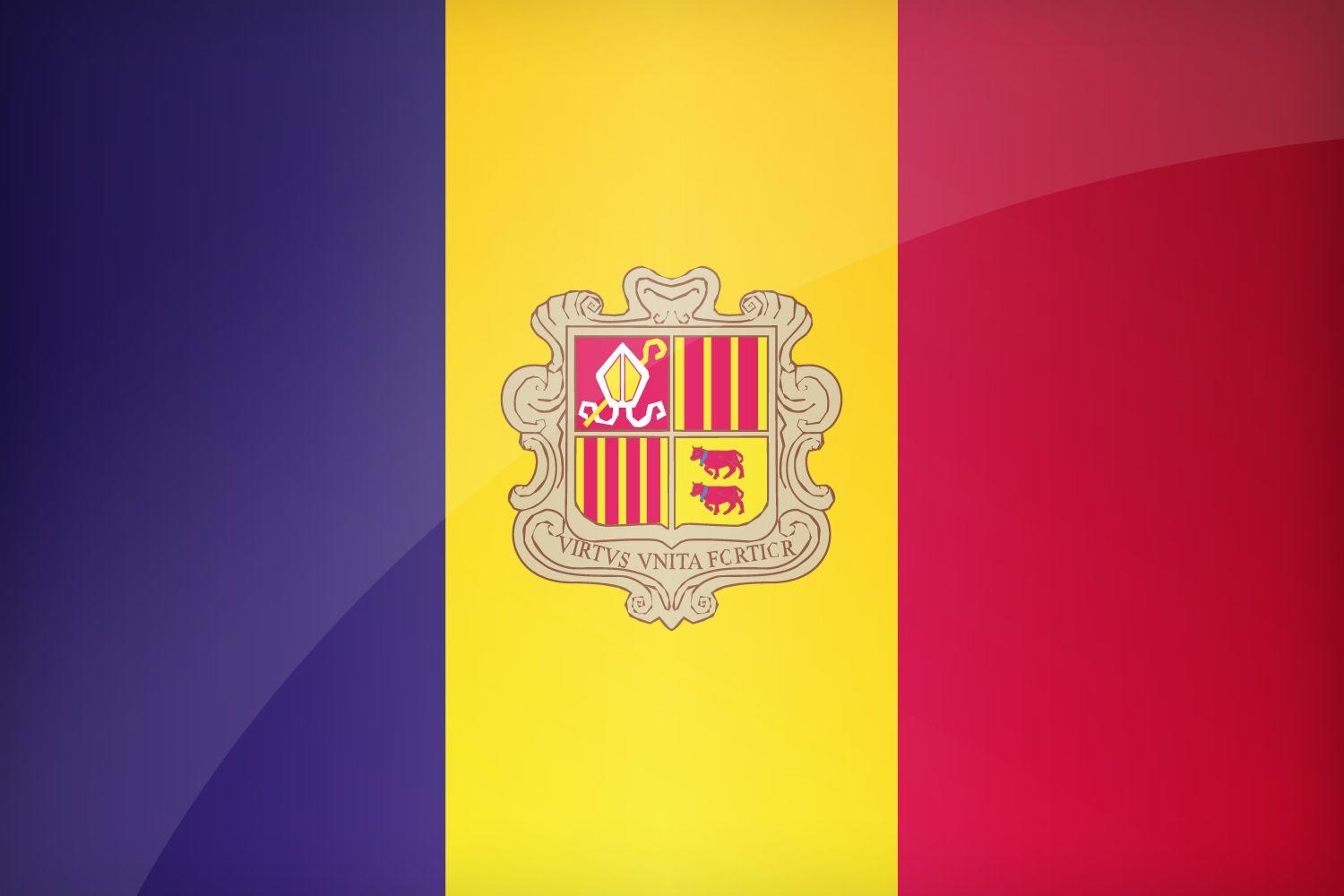 1500x1000 Flag of Andorra. Find the best design for Andorran Flag, Desktop