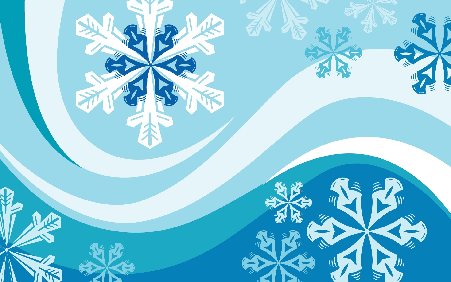 1920x1200 Winter, vector, background, wallpaper, cartoon, blue, Desktop