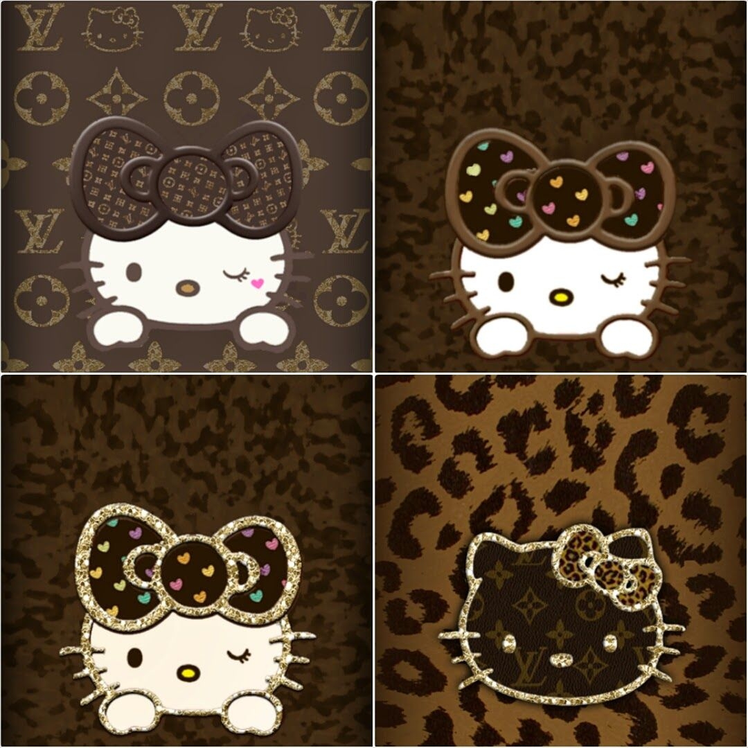 1080x1080 Brown HelloKitty wallpaper(4). Pink wallpaper hello kitty, Hello kitty wallpaper, Love pink wallpaper, Phone