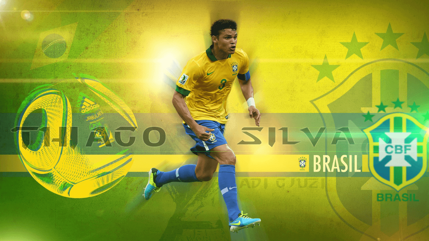 1370x770 Thiago Silva Brasil Wallpaper HD Wallpaper, Desktop