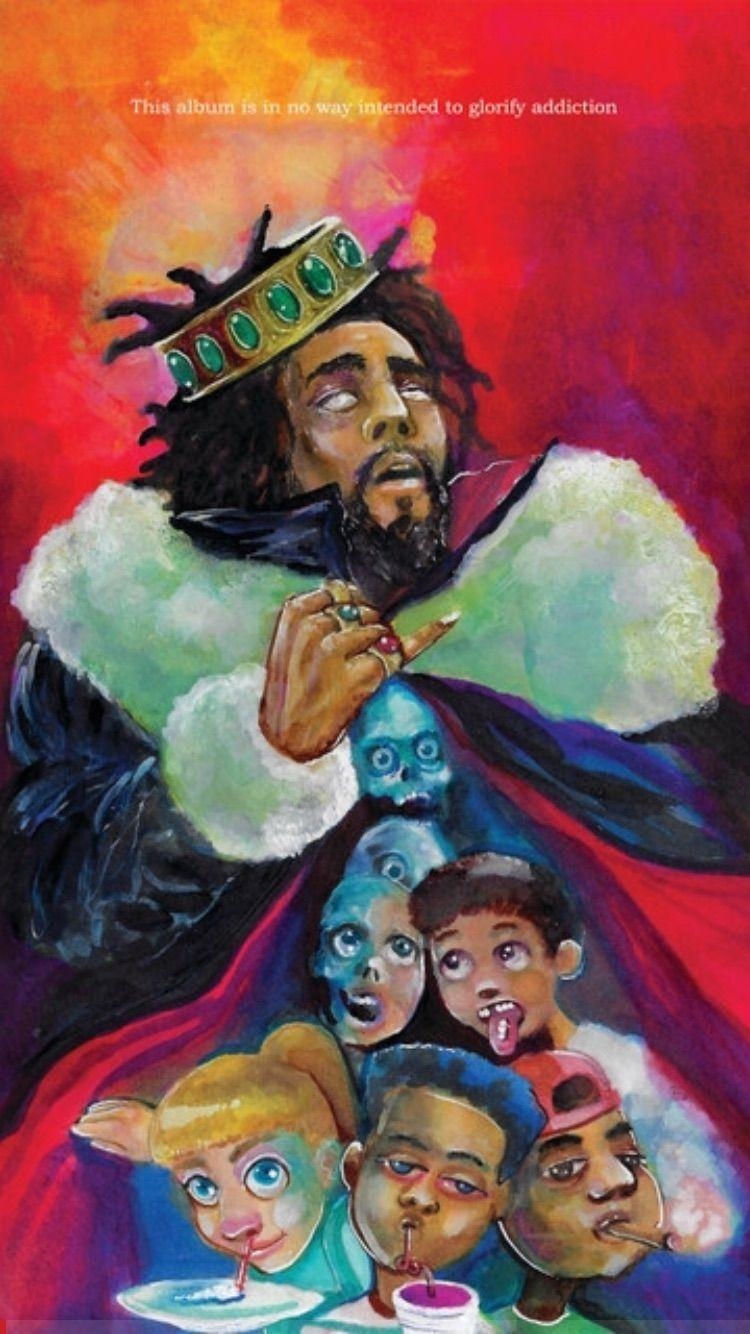 750x1340 KOD wallpaper. Album cover art, Rapper art, Album art, Phone