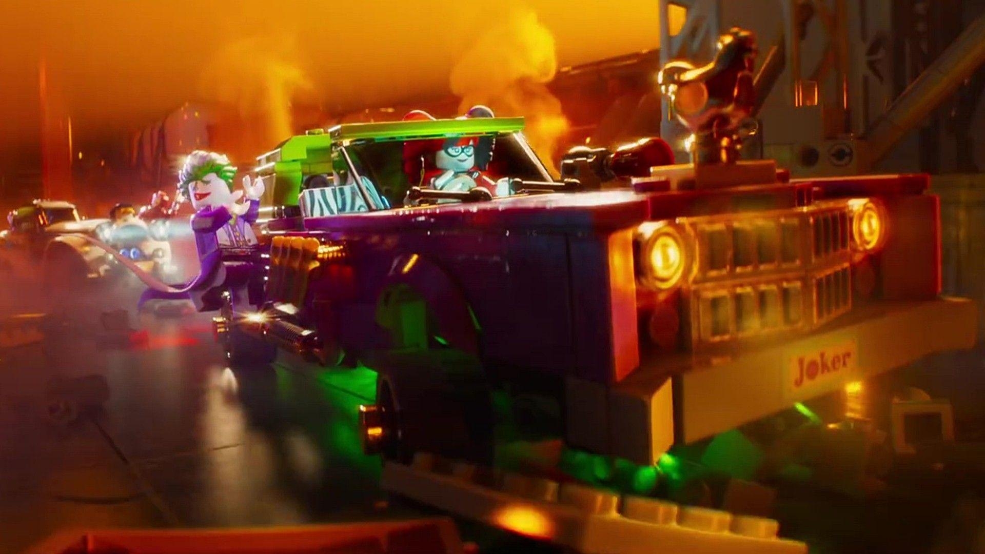 1920x1080 The LEGO Batman Movie Joker In Car Wallpaper 05576, Desktop