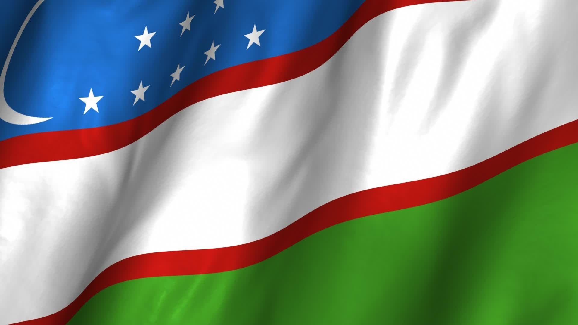 1920x1080 Flag of Uzbekistan wallpaper, Desktop