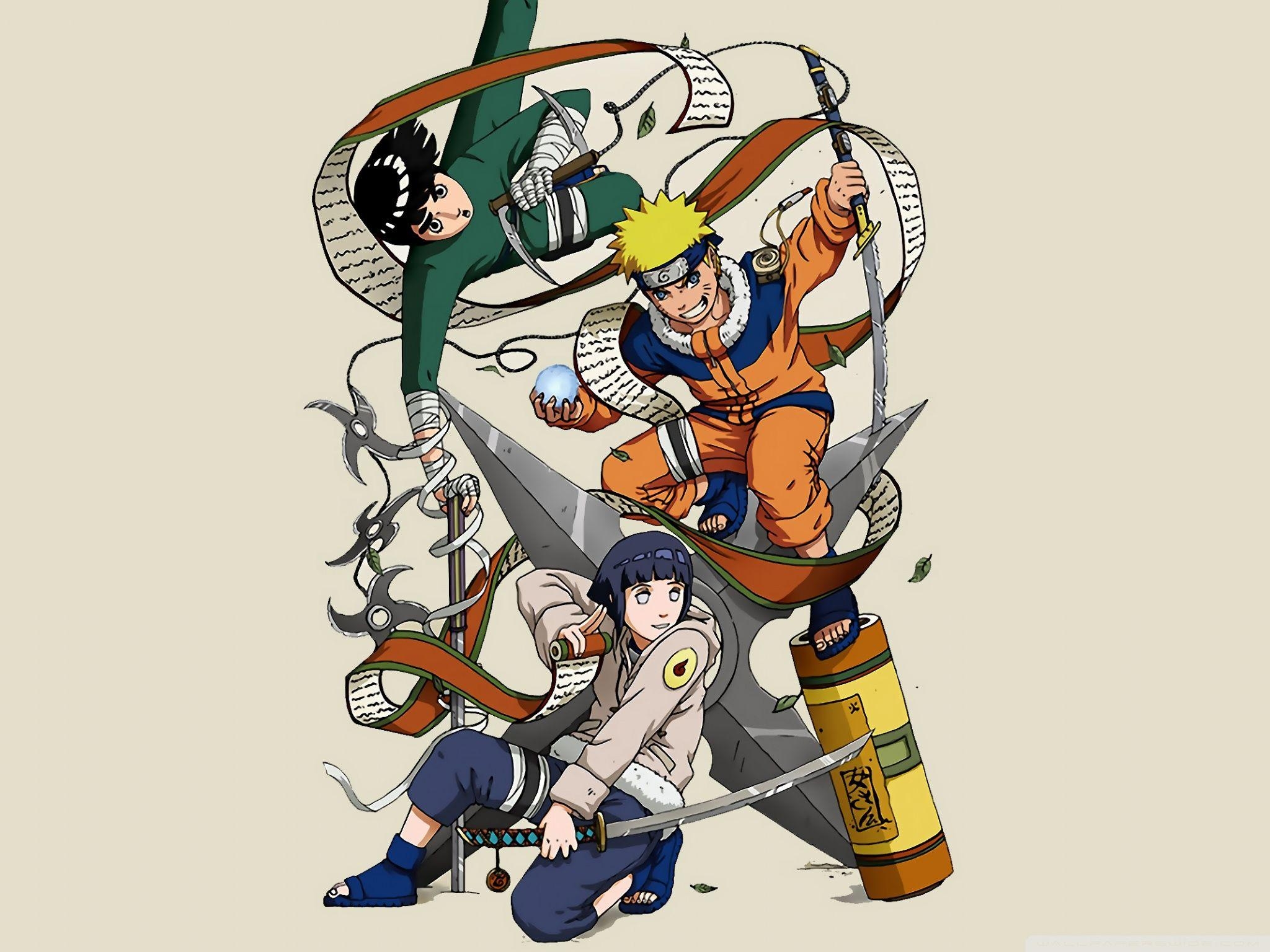 2050x1540 Naruto Hyuuga Hinata And Naruto Uzumaki Ultra HD Desktop Background Wallpaper for: Tablet, Desktop