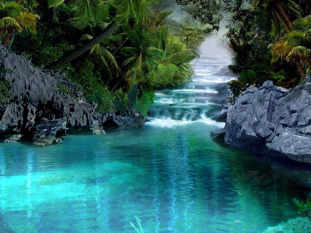 1030x770 Waterfalls: Waterfall Britney Spears Seagull Paradise Hammock Free, Desktop