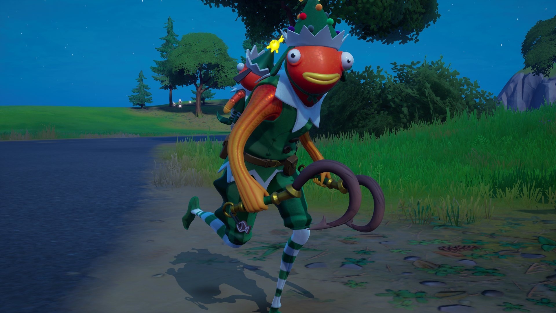 1920x1080 Fa La La La Fishstick Fortnite Wallpaper, Desktop