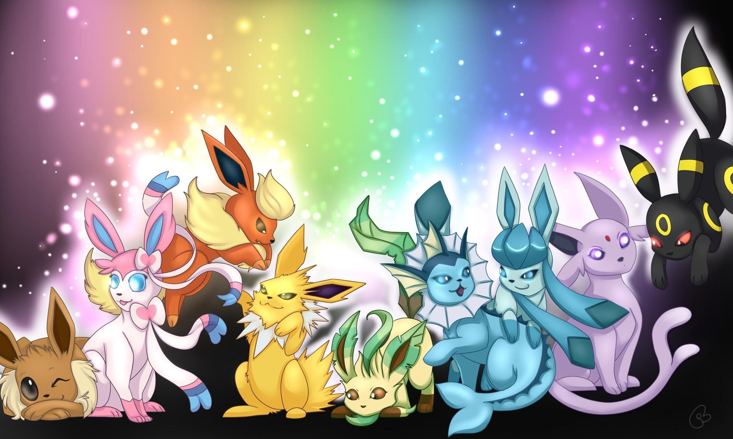 2500x1500 Eeveelutions Wallpaper HD, Desktop