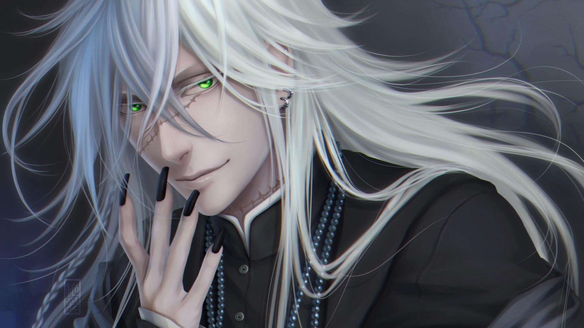 1920x1080 Hot Anime Boy Wallpaper Boy White Long Hair, Desktop