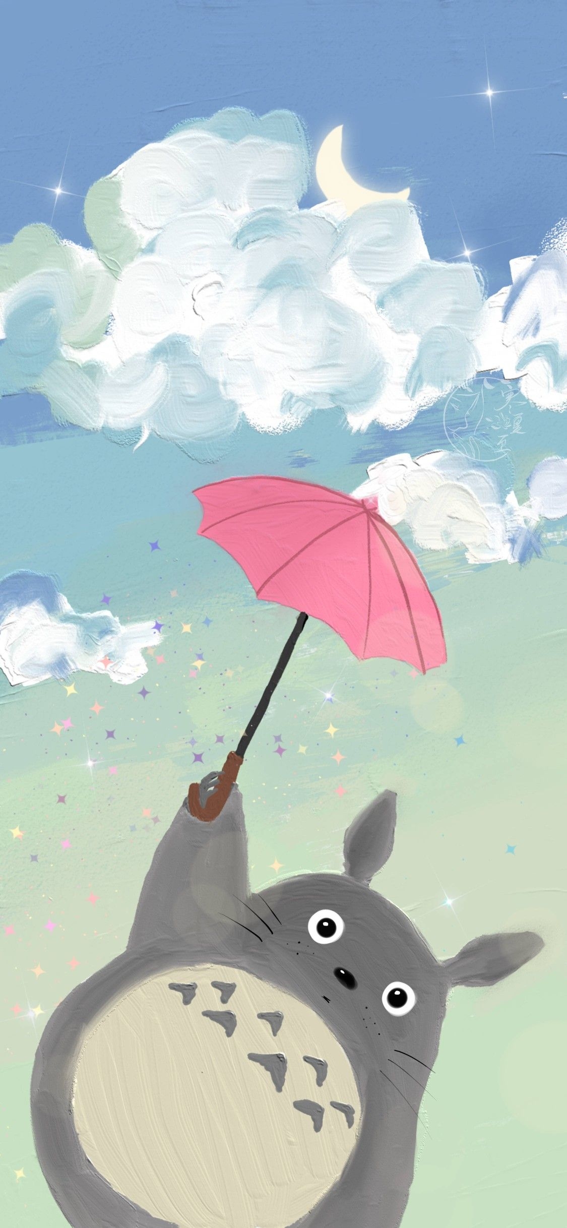 1130x2440 Totoro. Kawaii wallpaper, Cute wallpaper background, Ghibli artwork, Phone