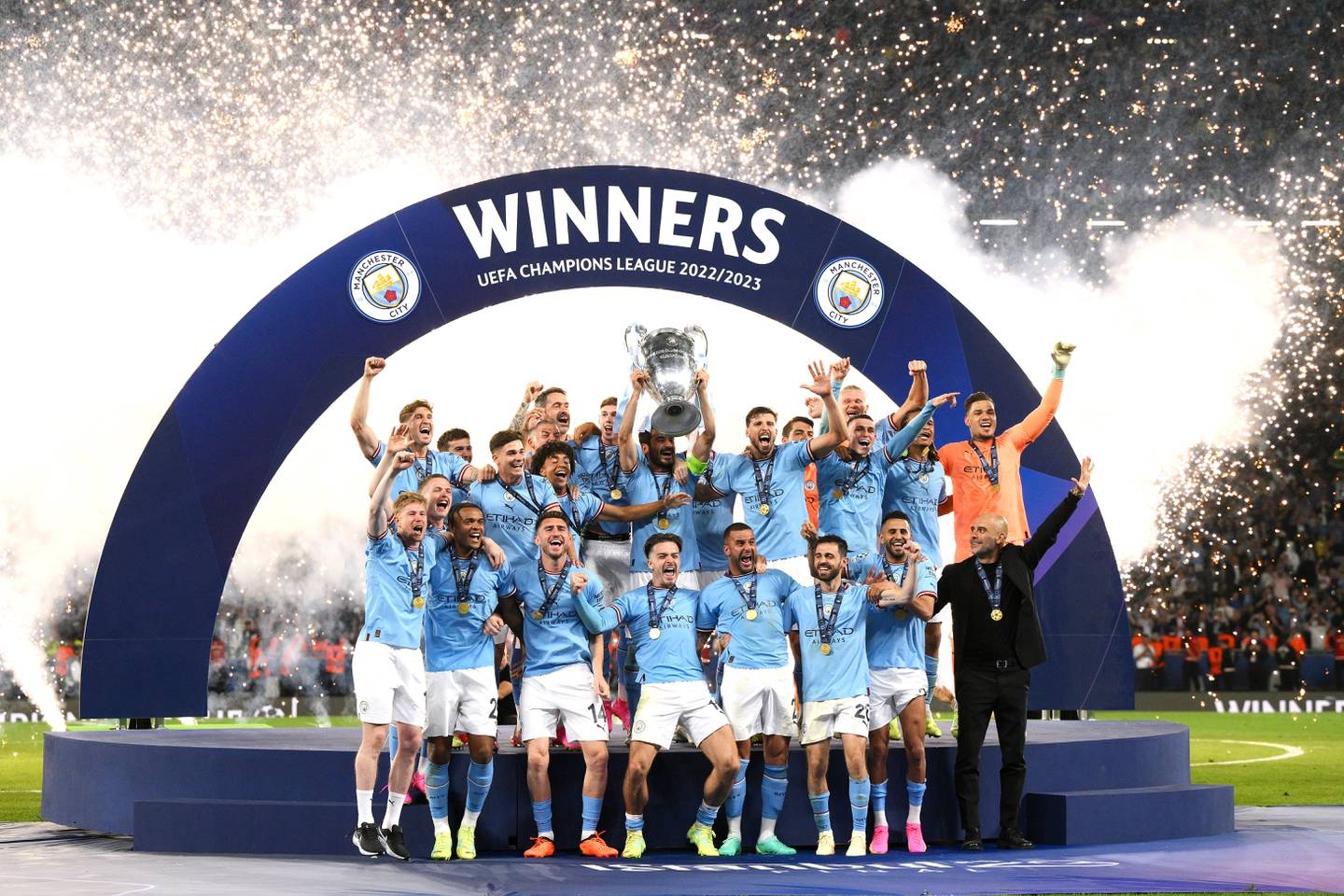 1440x960 Champions League final 2023: Man City complete historic treble, Desktop