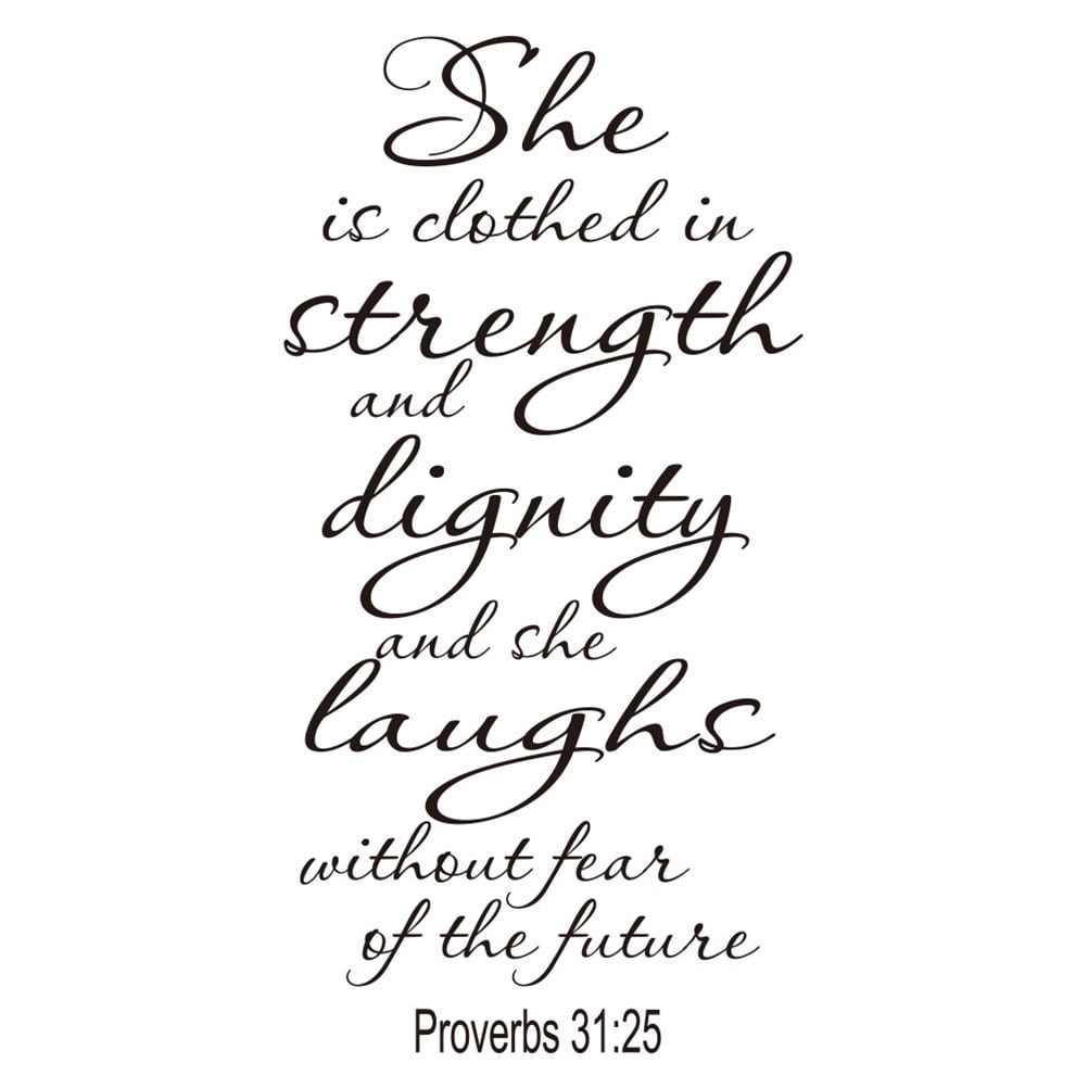 1010x1010 wallpaper Proverbs 31:25 Vinyl Wall Art, Phone