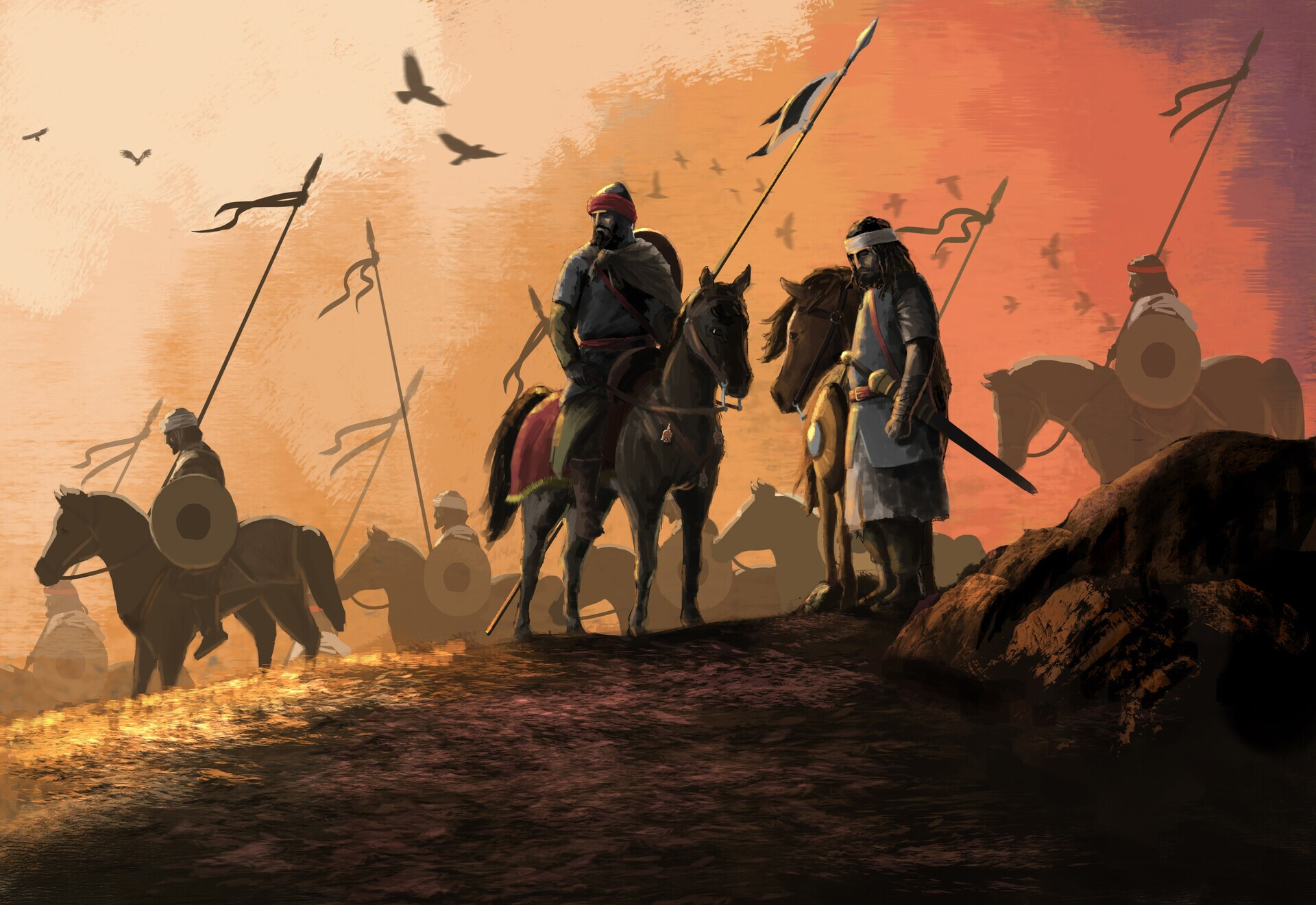 1920x1330 Rashidun Cavalry, Mubarizun, Desktop