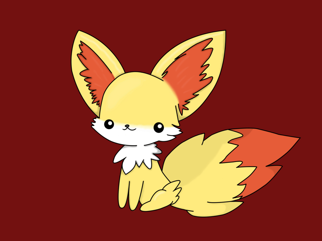 1030x770 Fennekin Chibi, Desktop