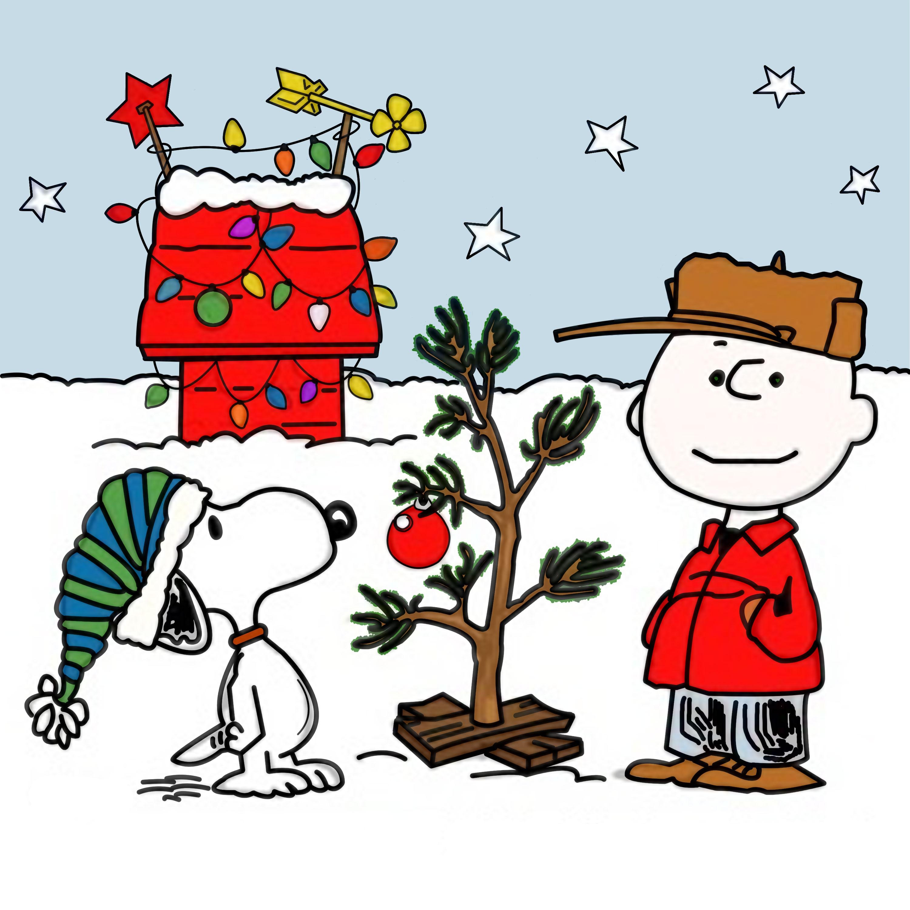 3000x3000 Free download CHARLIE BROWN peanuts comics snoopy christmas, Phone