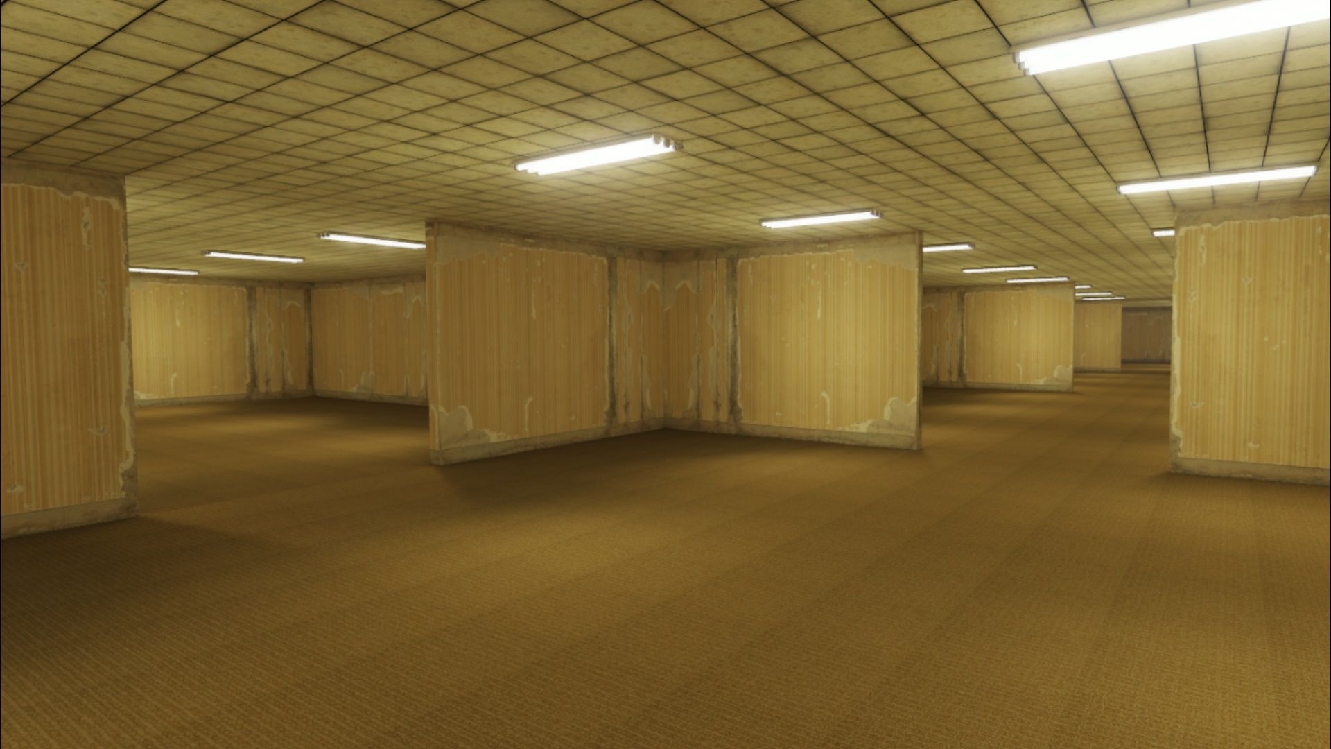 1920x1080 I Made the Backrooms in VR for Half Life: Alyx. Empty room, Nostalgia core, Weird dreams, Desktop