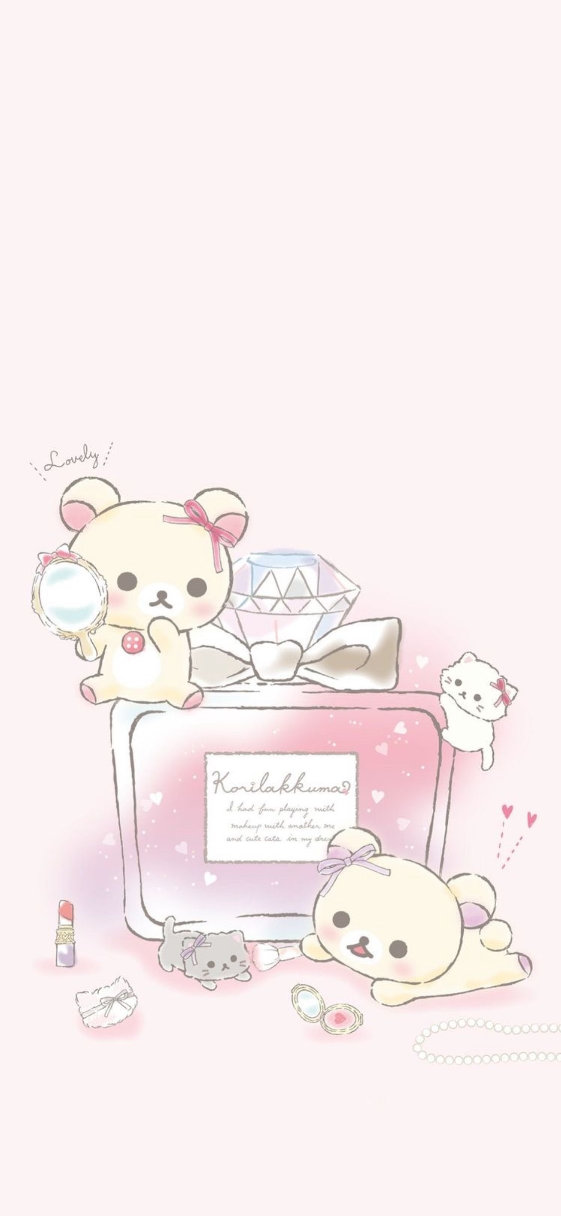 1130x2440 Korilakkuma iPhone X. Sanrio wallpaper, Phone