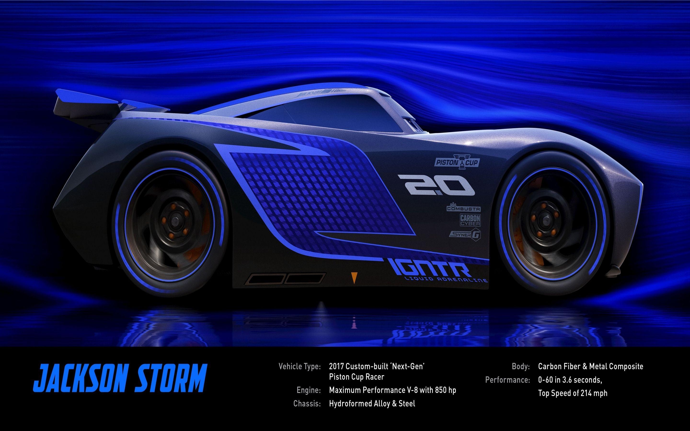 2880x1800 Disney Cars 3 Jackson Storm Specifications HD Wallpaper, Desktop