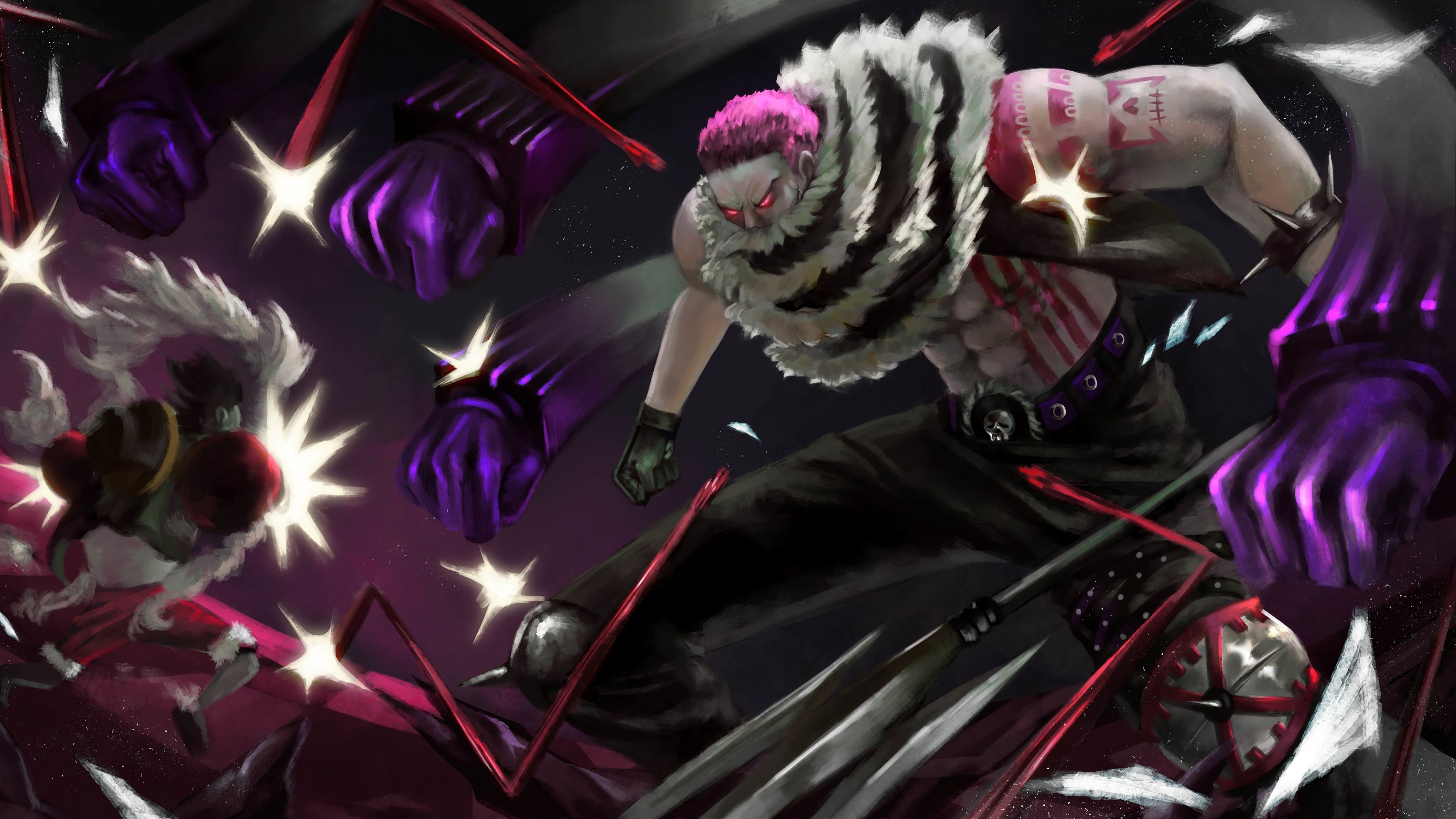 3840x2160 Charlotte Katakuri 4K 8K HD One Piece Wallpaper, Desktop