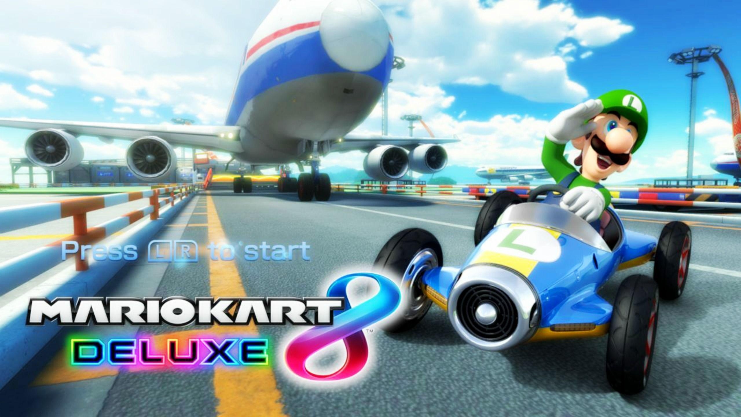 2560x1440 Mario Kart 8 Deluxe Luigi!, Desktop