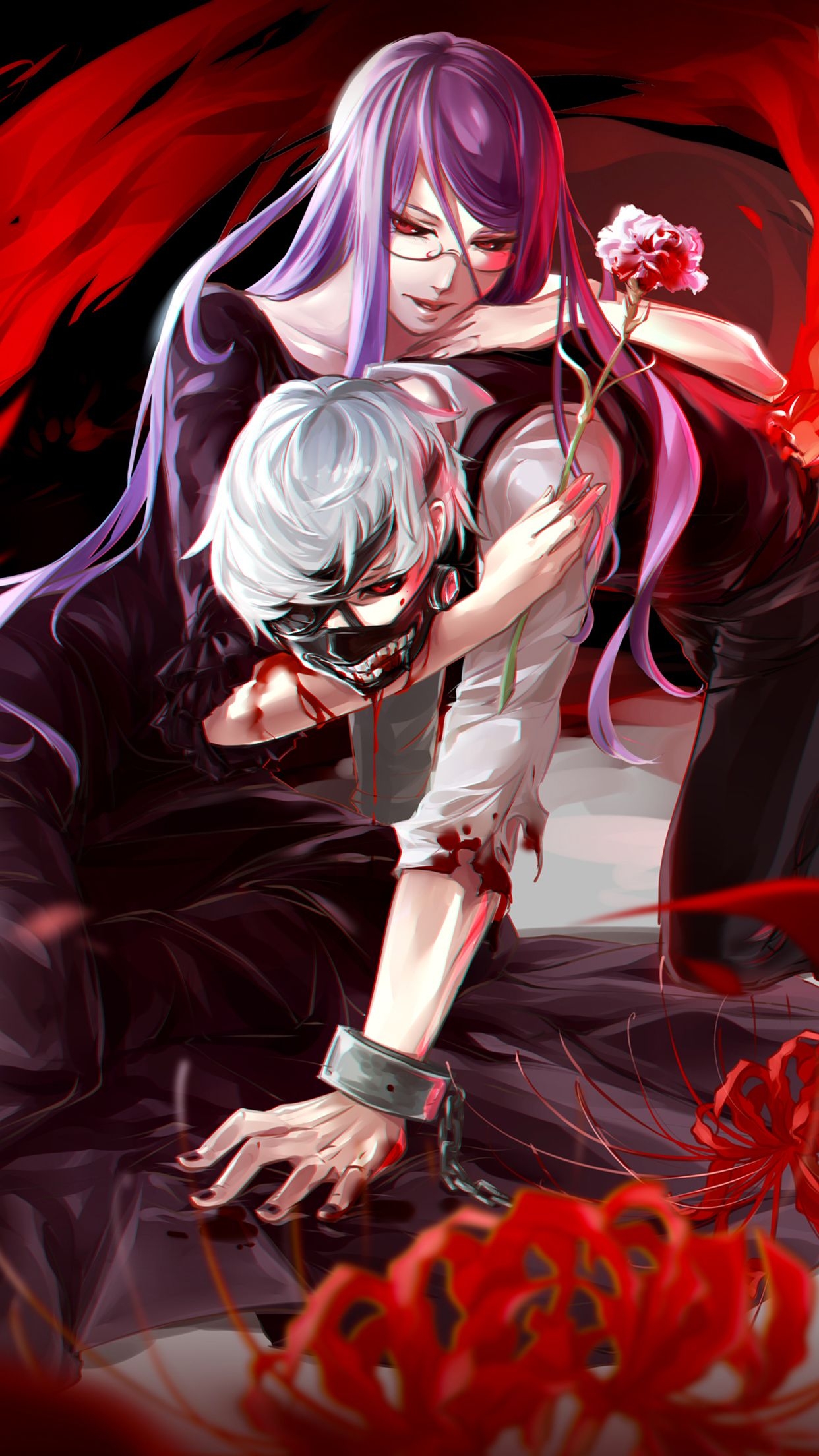 1250x2210 Tokyo Ghoul iPhone Wallpaper, Phone