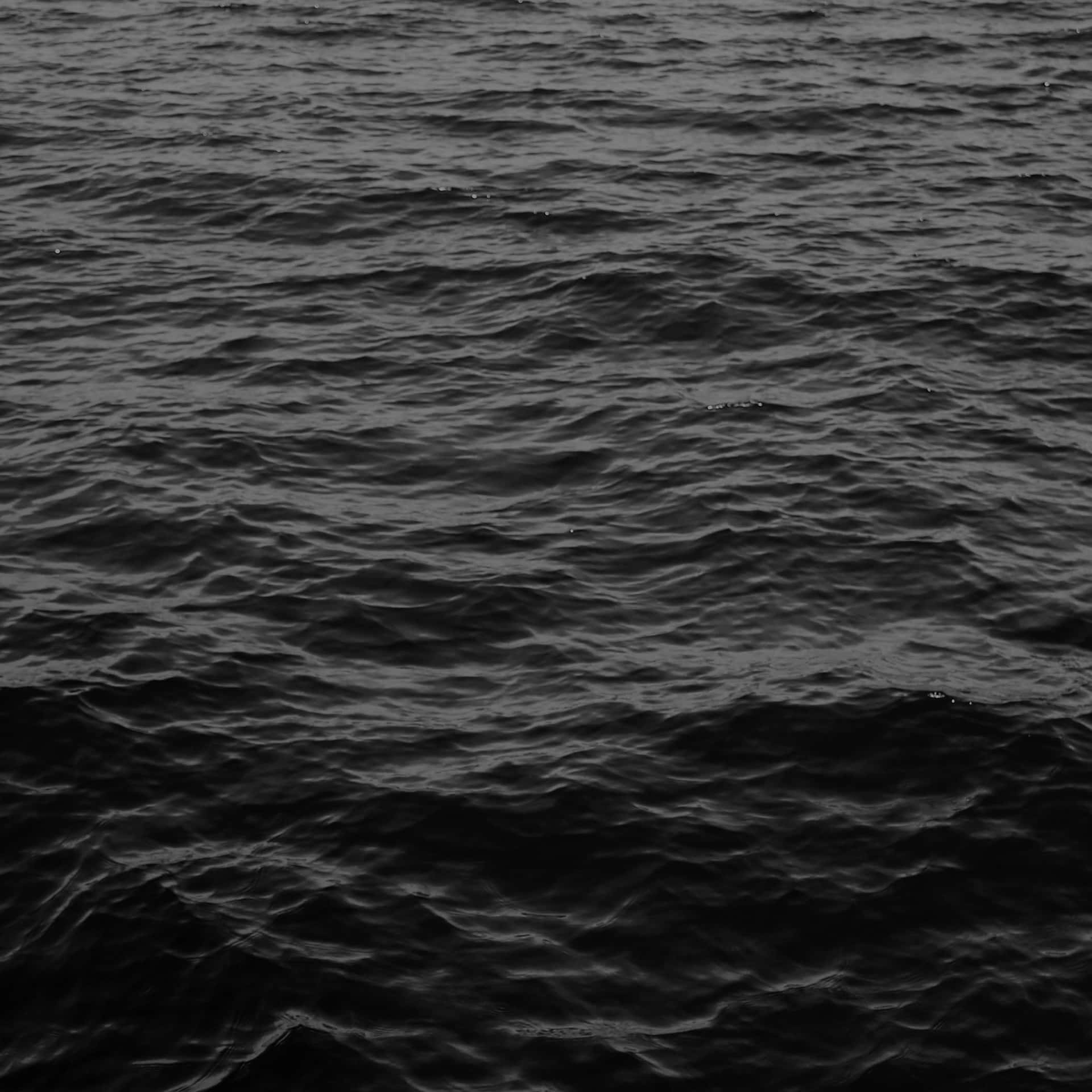 1920x1920 Download Black And White Ocean Dark iPad Wallpaper, Phone