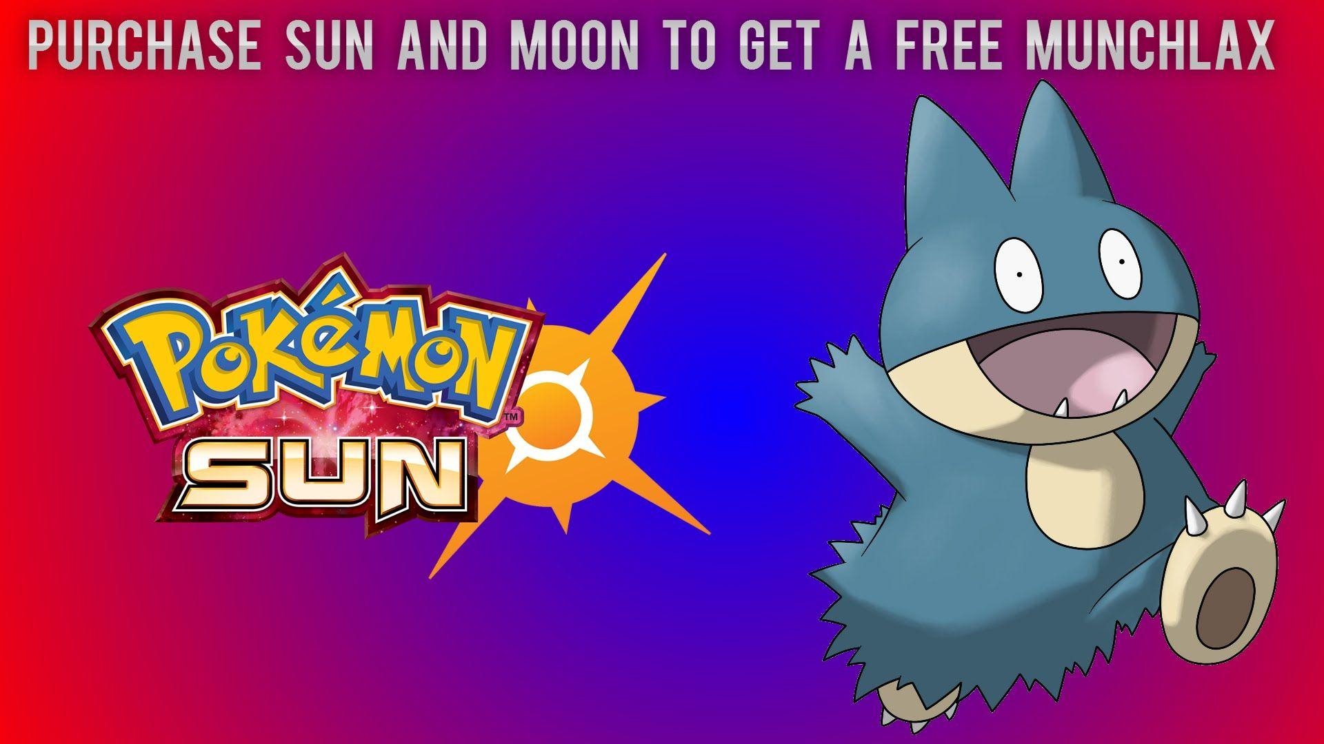 1920x1080 Purchase Sun And Moon To Get A Free Munchlax, Desktop