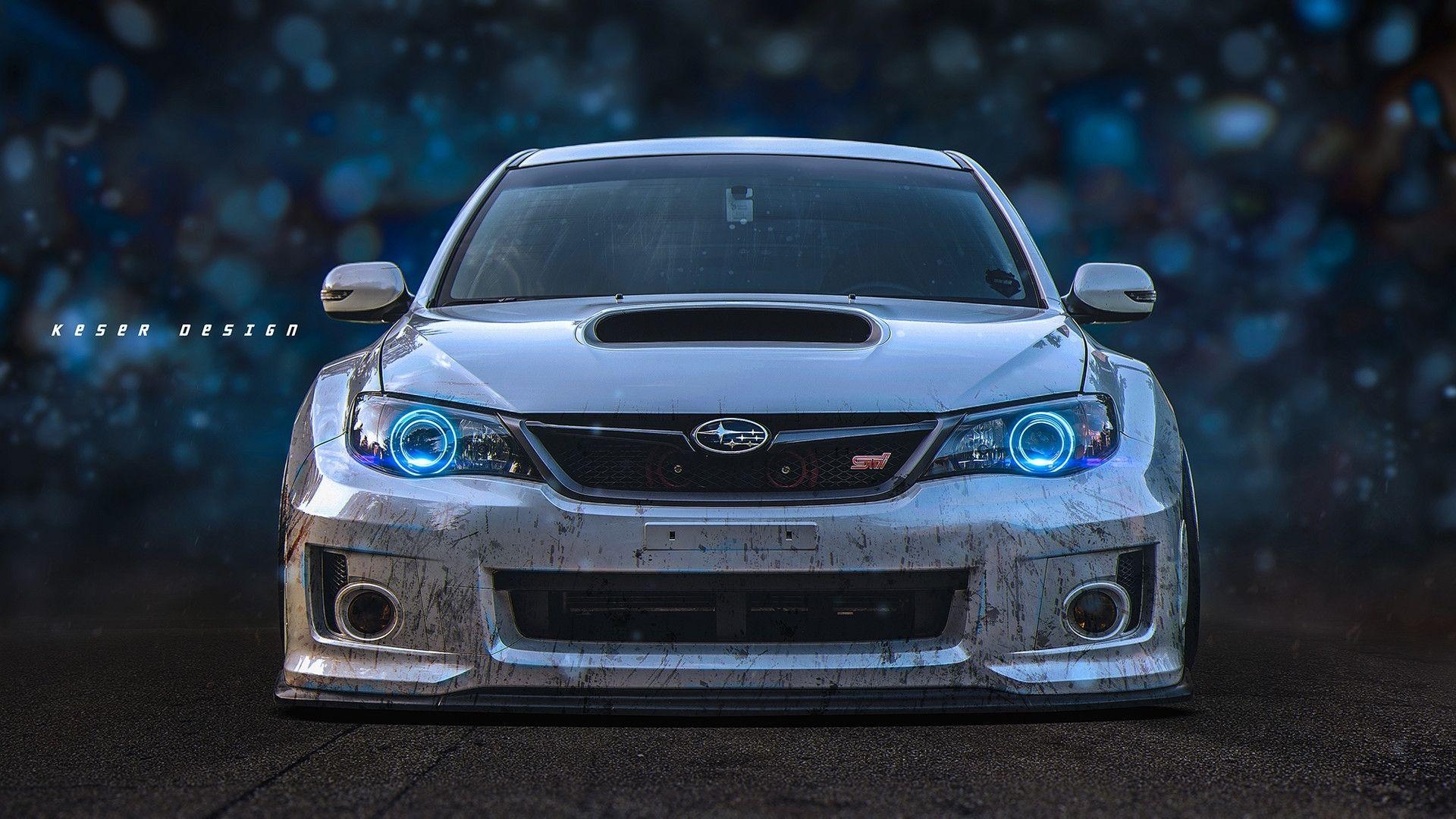 1920x1080 Download  Subaru Impreza Wrx Sti, Racing, Cars, Front View, Desktop