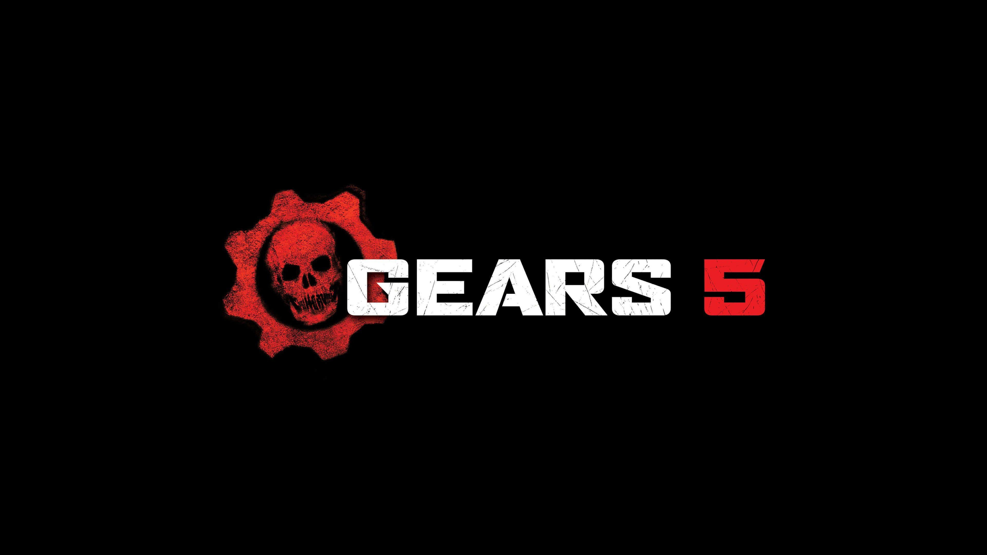 3840x2160 Gears 5 Logo UHD 4K Wallpaper, Desktop