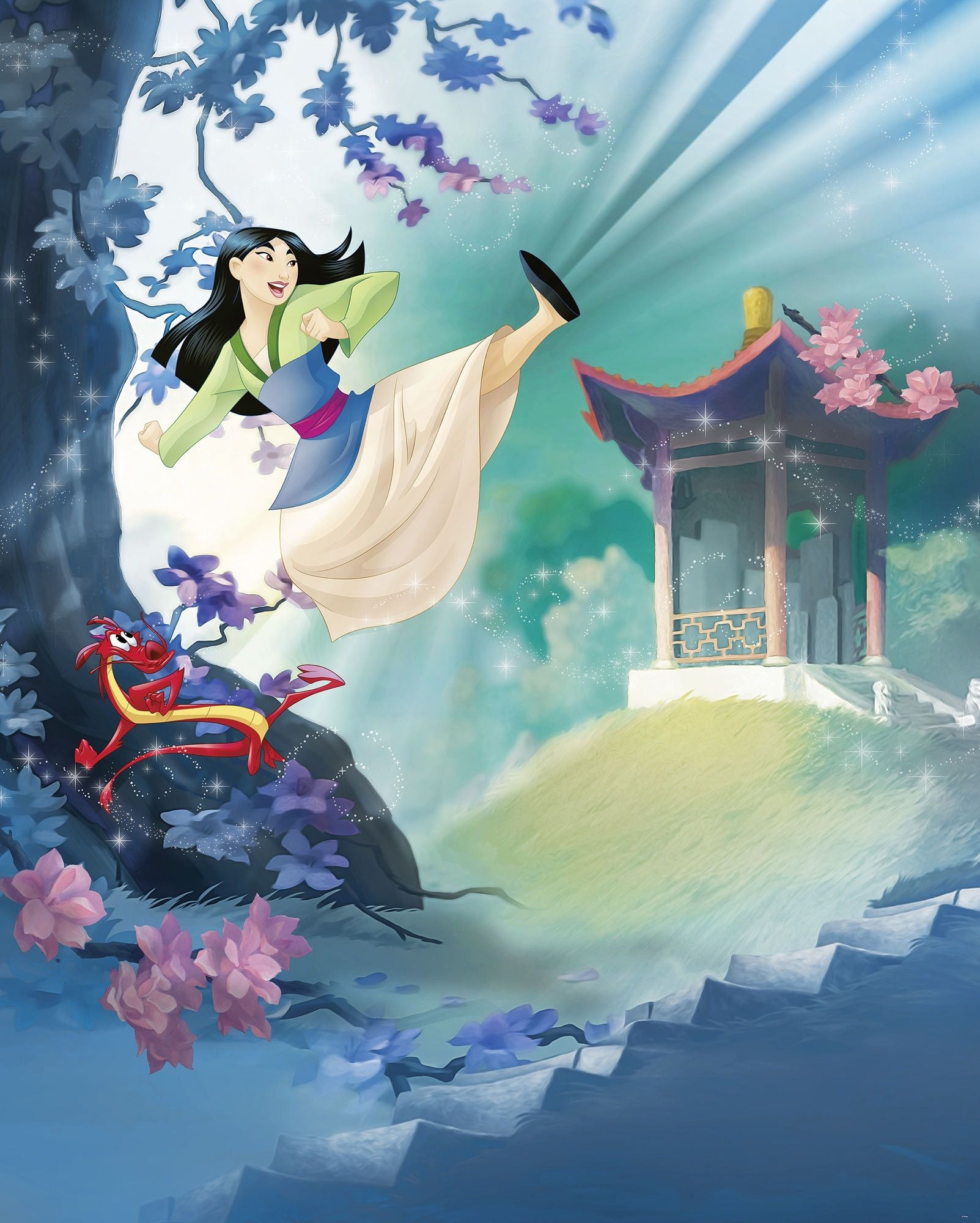 1610x2000 Non Woven Photomural Mulan From Disney, Phone