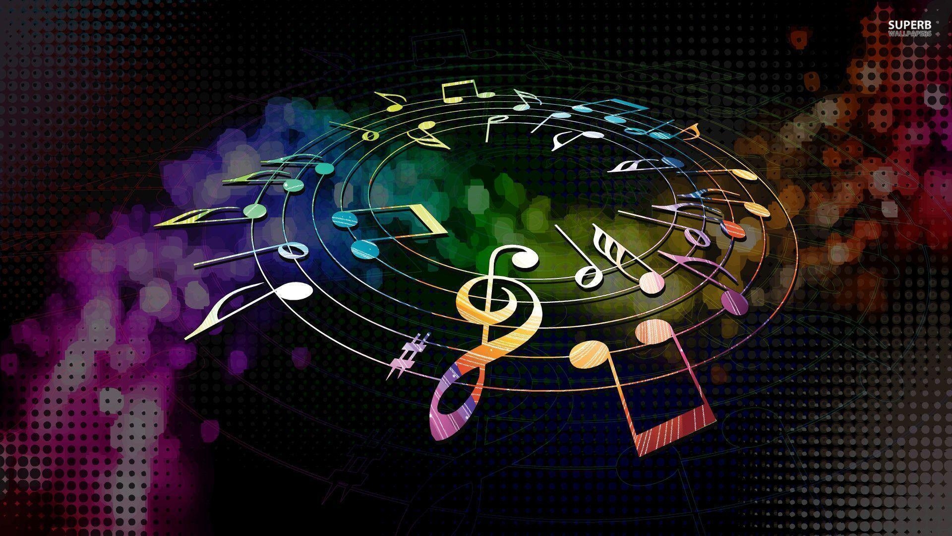 1920x1080 Colorful musical notes wallpaper wallpaper - #, Desktop