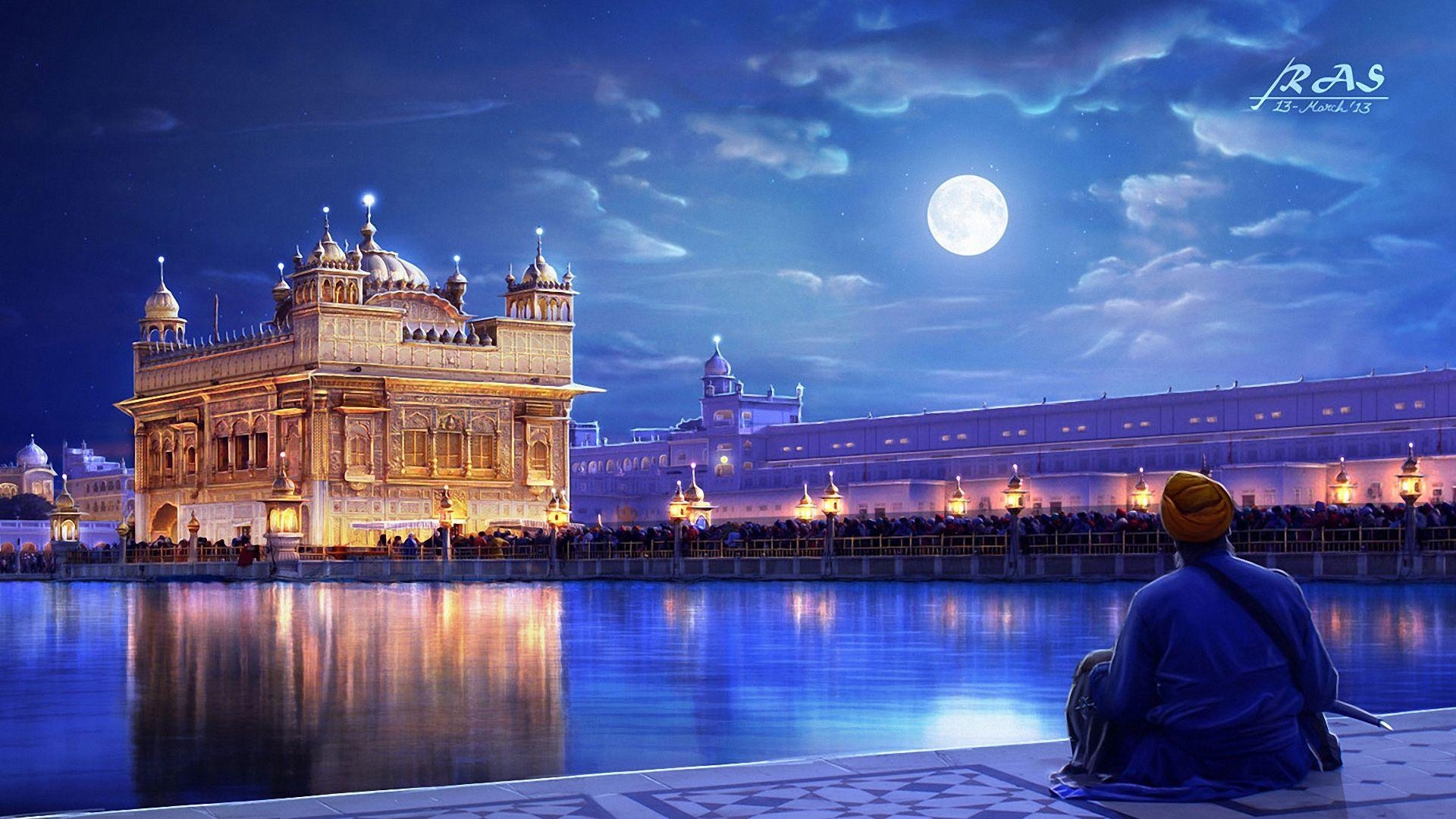 1920x1080 Golden Temple Amritsar Punjab India Wallpaper, Desktop